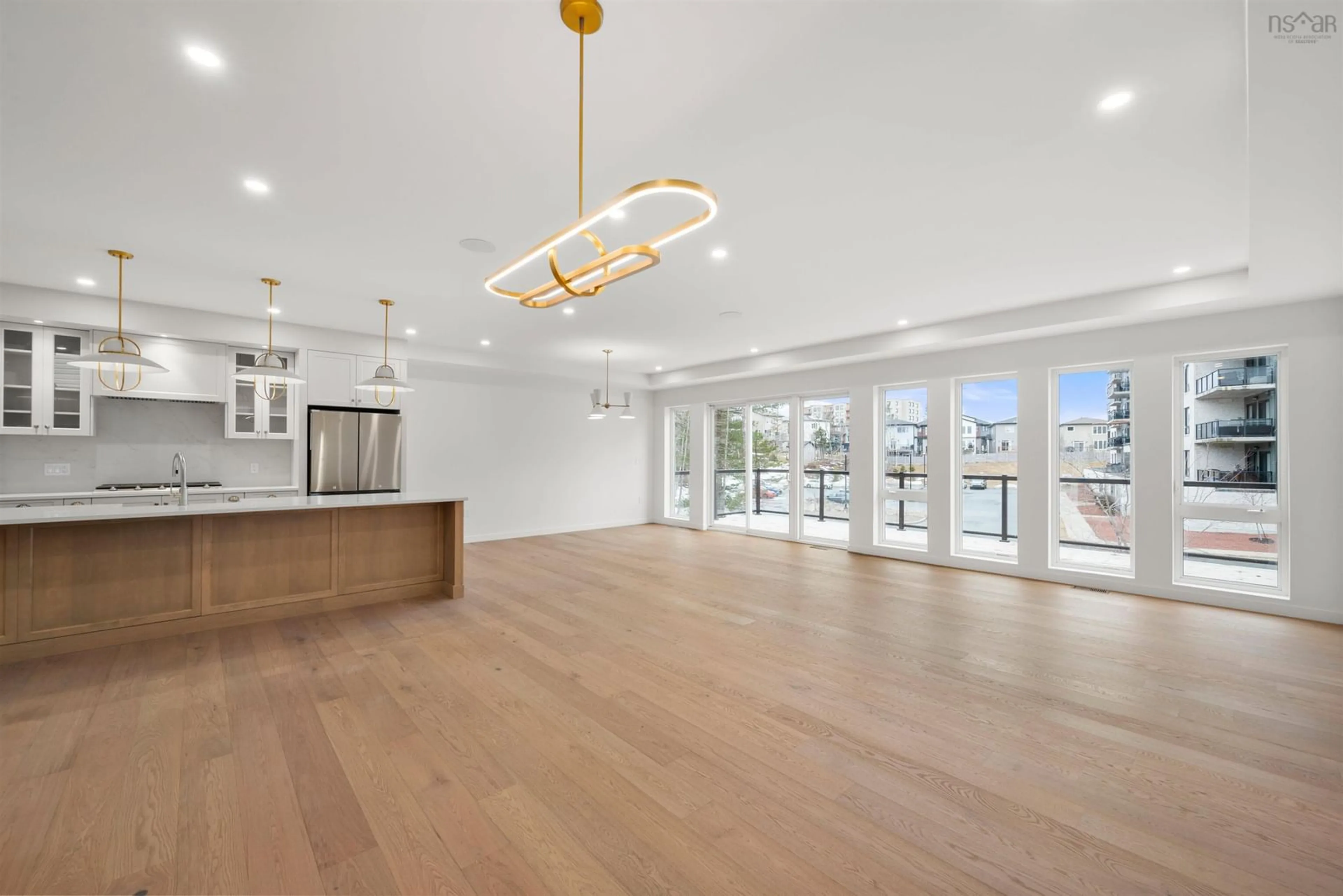 Open concept kitchen, wood/laminate floor for 112 Samaa Court, Bedford West Nova Scotia B4B 0Y4
