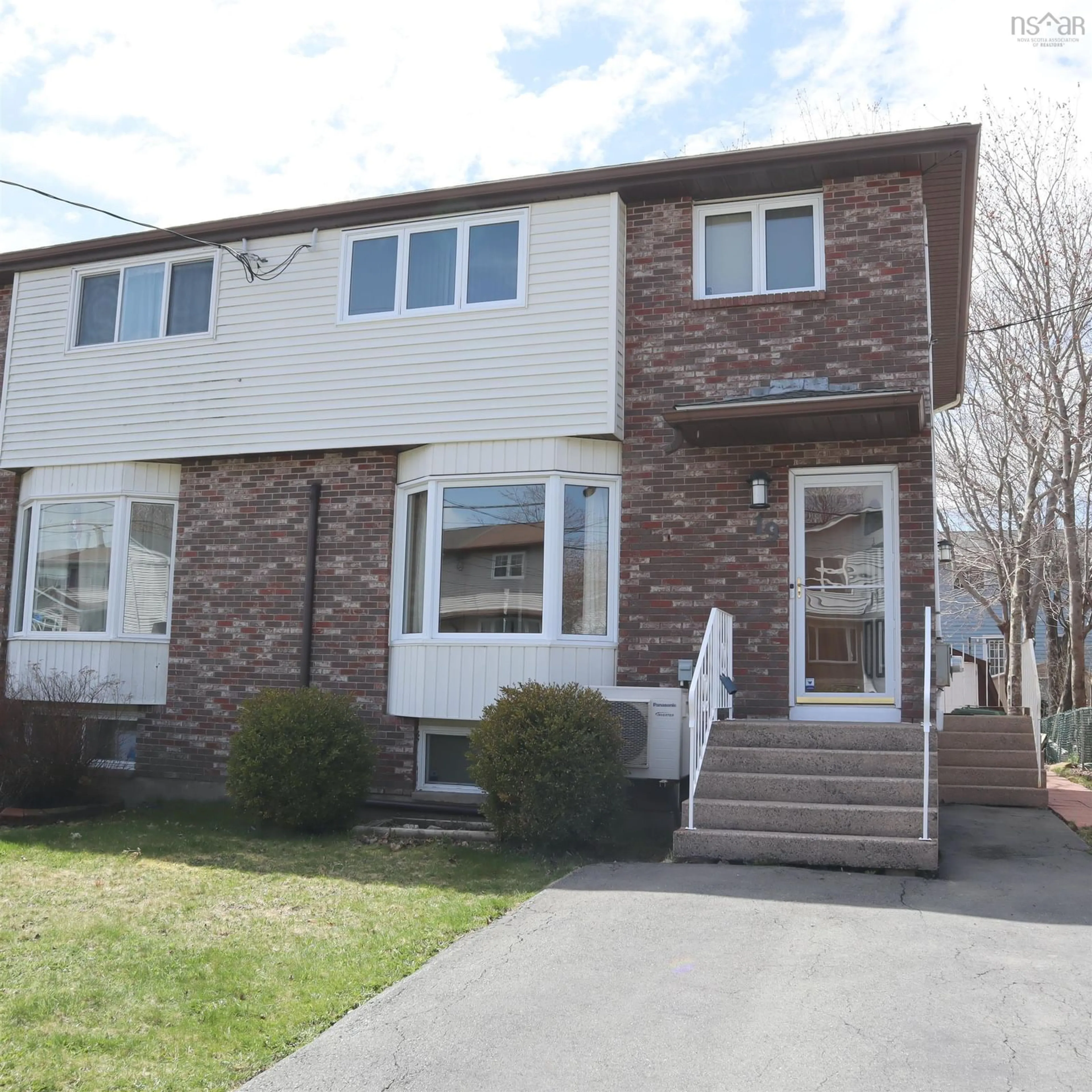 Home with vinyl exterior material, street for 19 Colonna Pl, Dartmouth Nova Scotia B2X 3J4