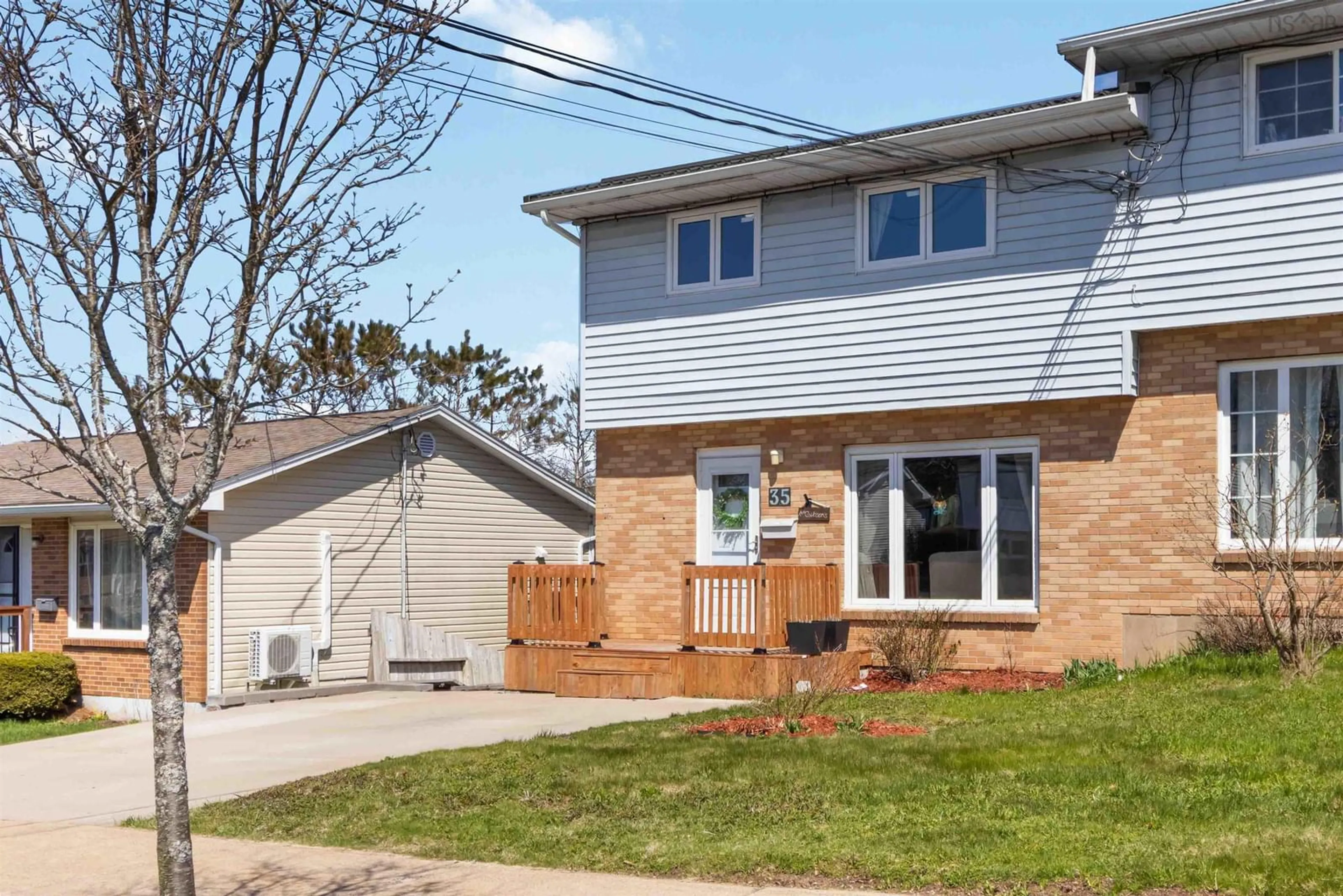 Home with brick exterior material, street for 35 Cranberry Cres, Dartmouth Nova Scotia B2W 4Z8