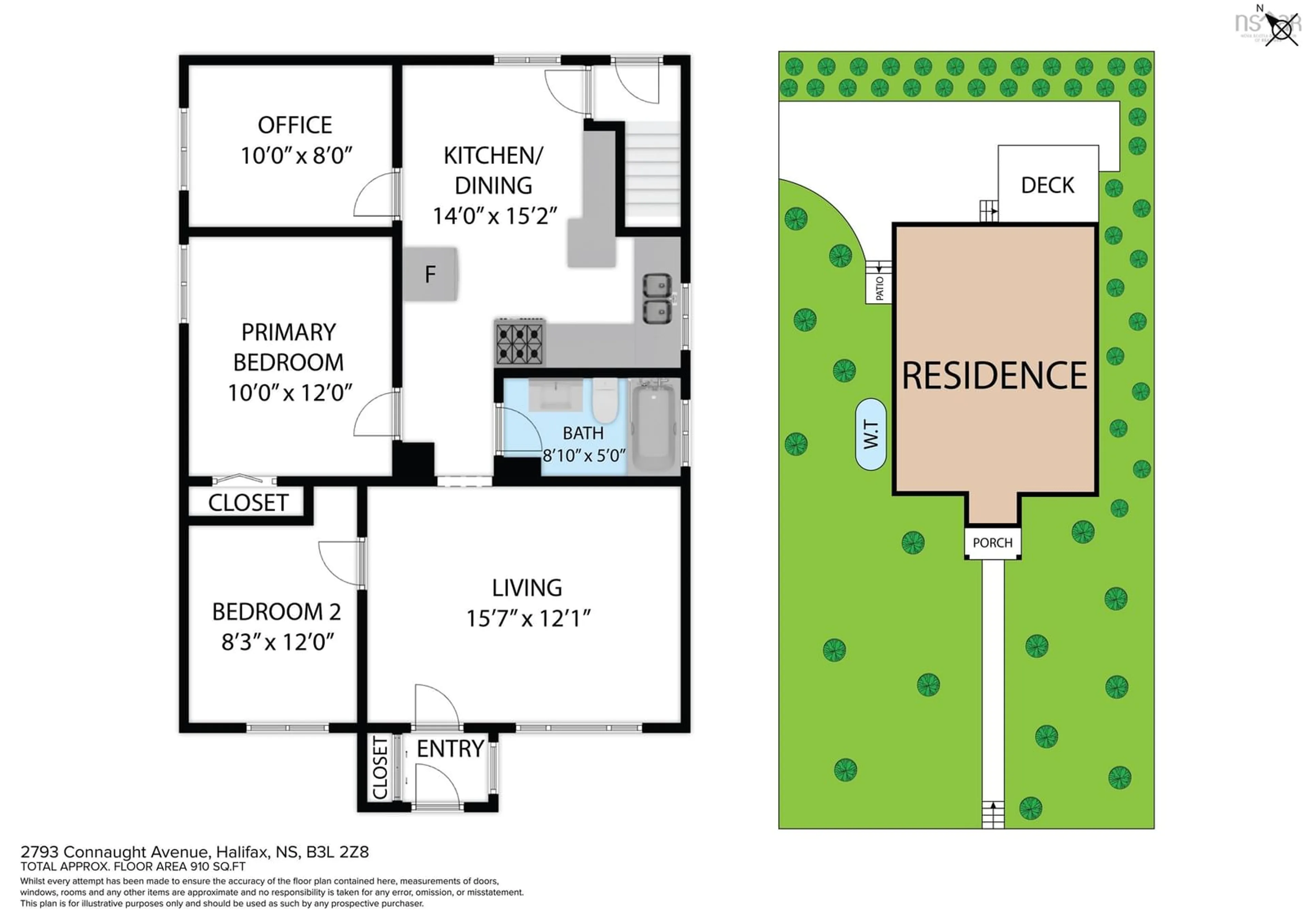 Floor plan for 2793 Connaught Ave, Halifax Nova Scotia B3L 2Z8