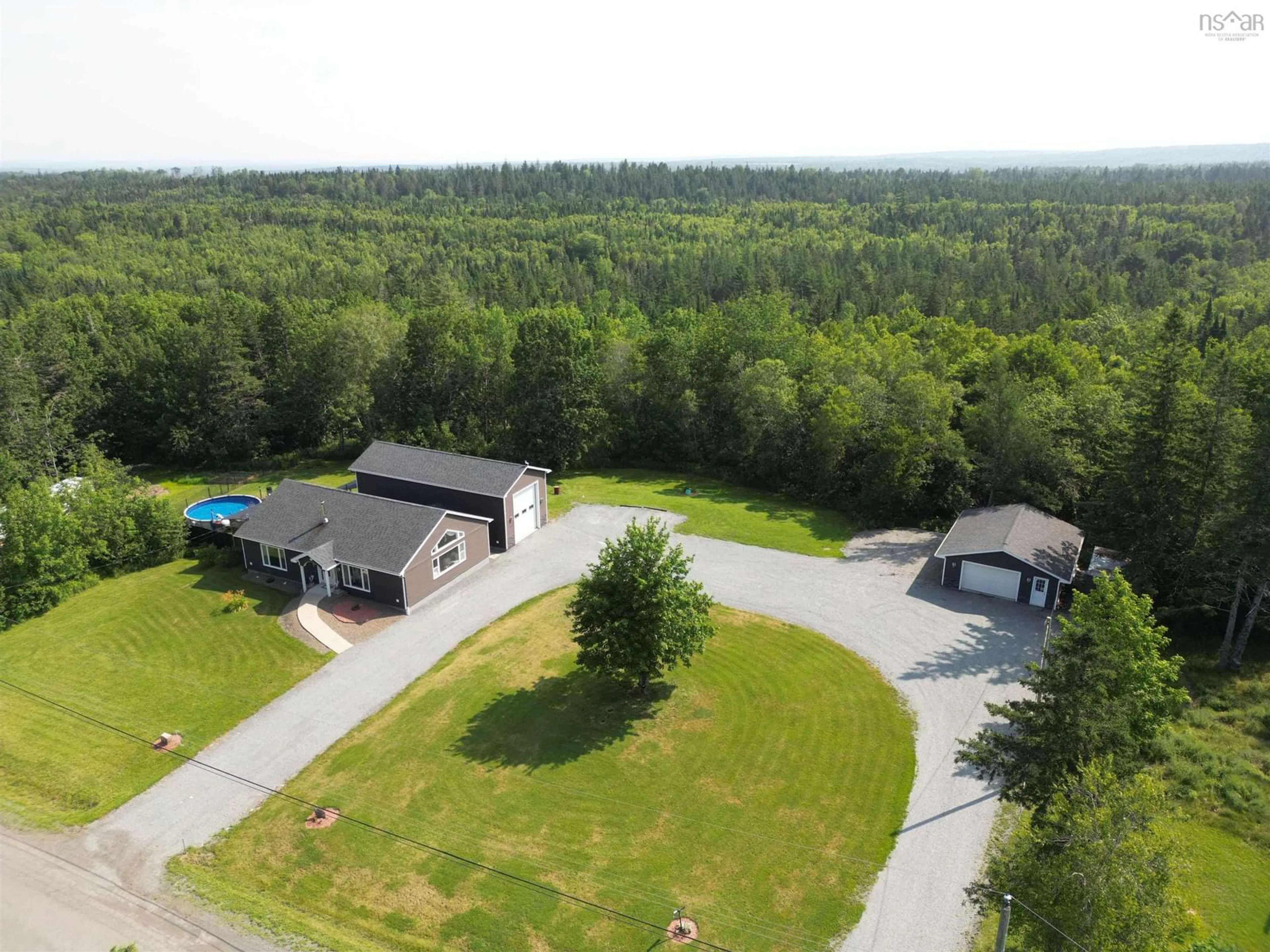 A pic from outside/outdoor area/front of a property/back of a property/a pic from drone, unknown for 82 Beech Brook Rd, Ardoise Nova Scotia B0N 1L0