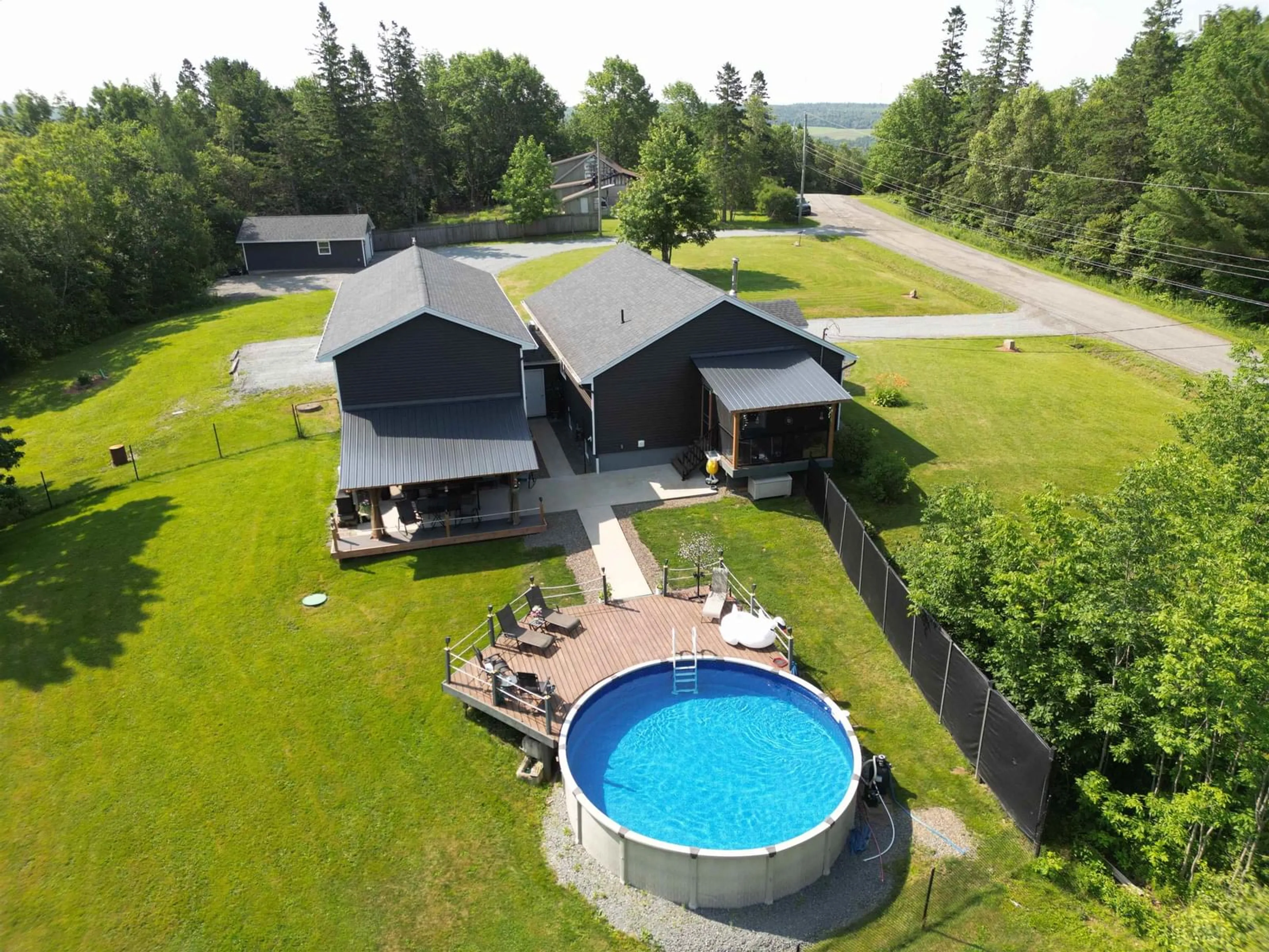 A pic from outside/outdoor area/front of a property/back of a property/a pic from drone, water/lake/river/ocean view for 82 Beech Brook Rd, Ardoise Nova Scotia B0N 1L0