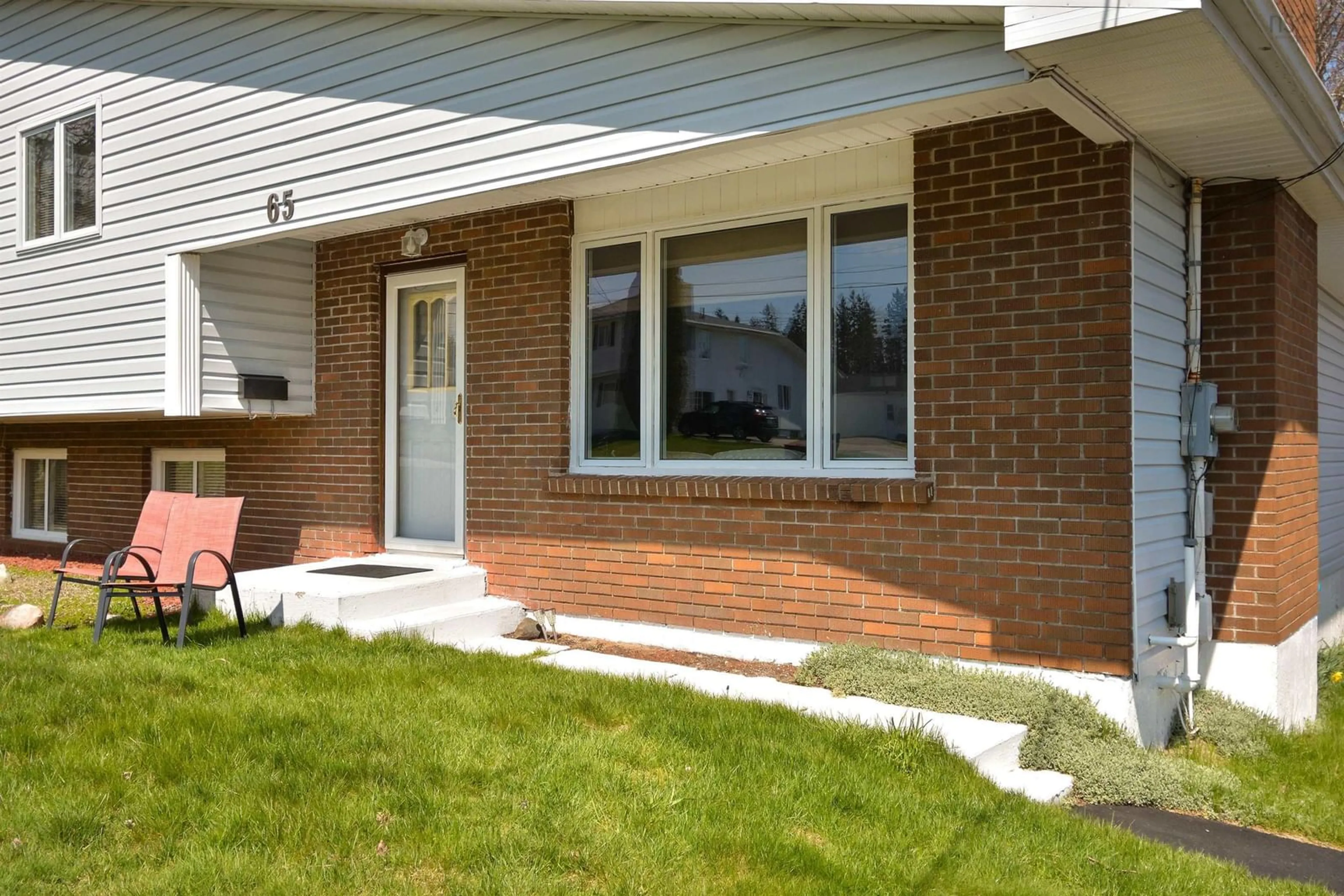 Home with brick exterior material, street for 65 Parkwood Dr, Sydney Nova Scotia B1S 1H6