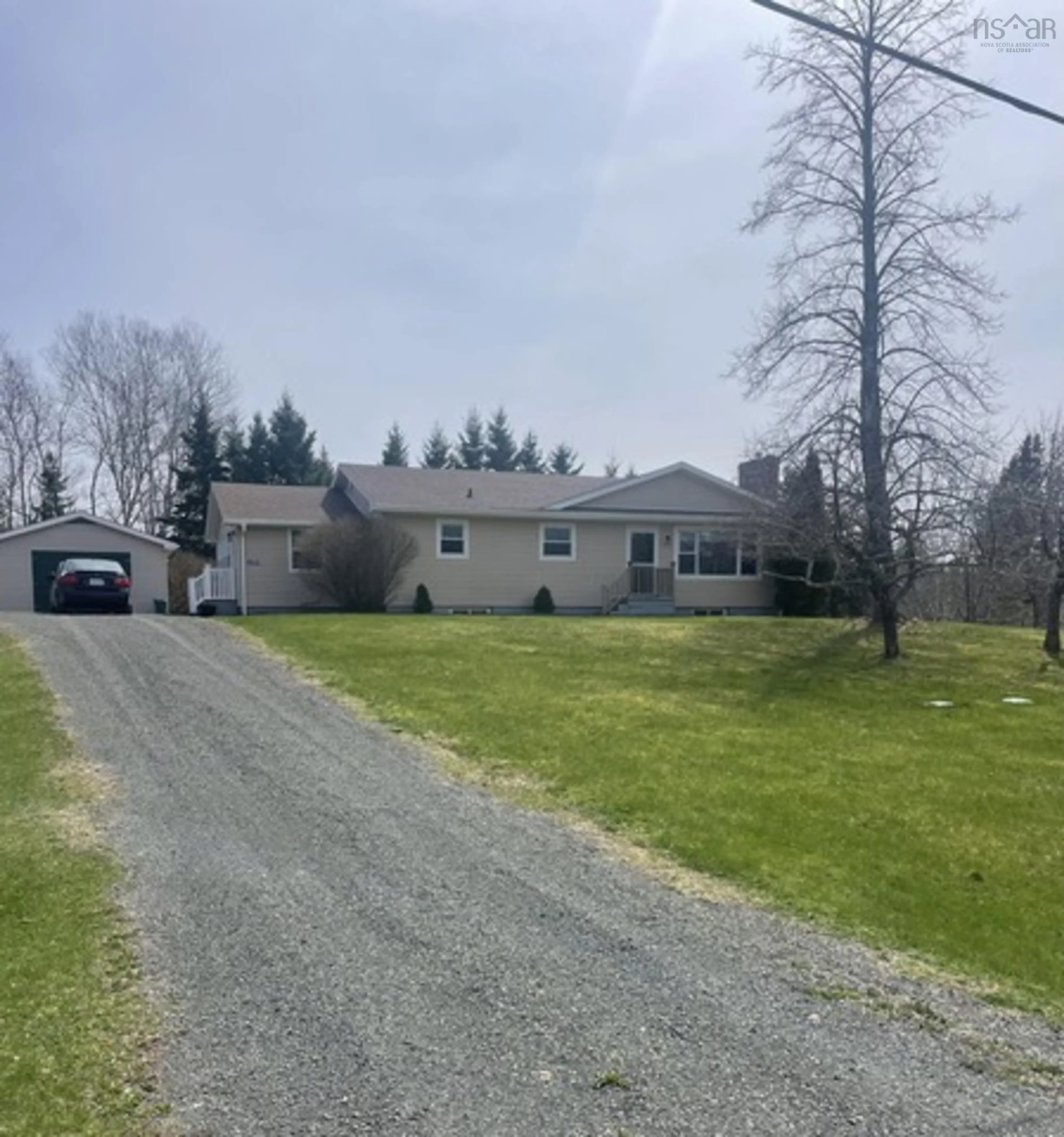 A pic from outside/outdoor area/front of a property/back of a property/a pic from drone, street for 853 Pitchers Farm Rd, Pitchers Farm Nova Scotia B2G 2L3