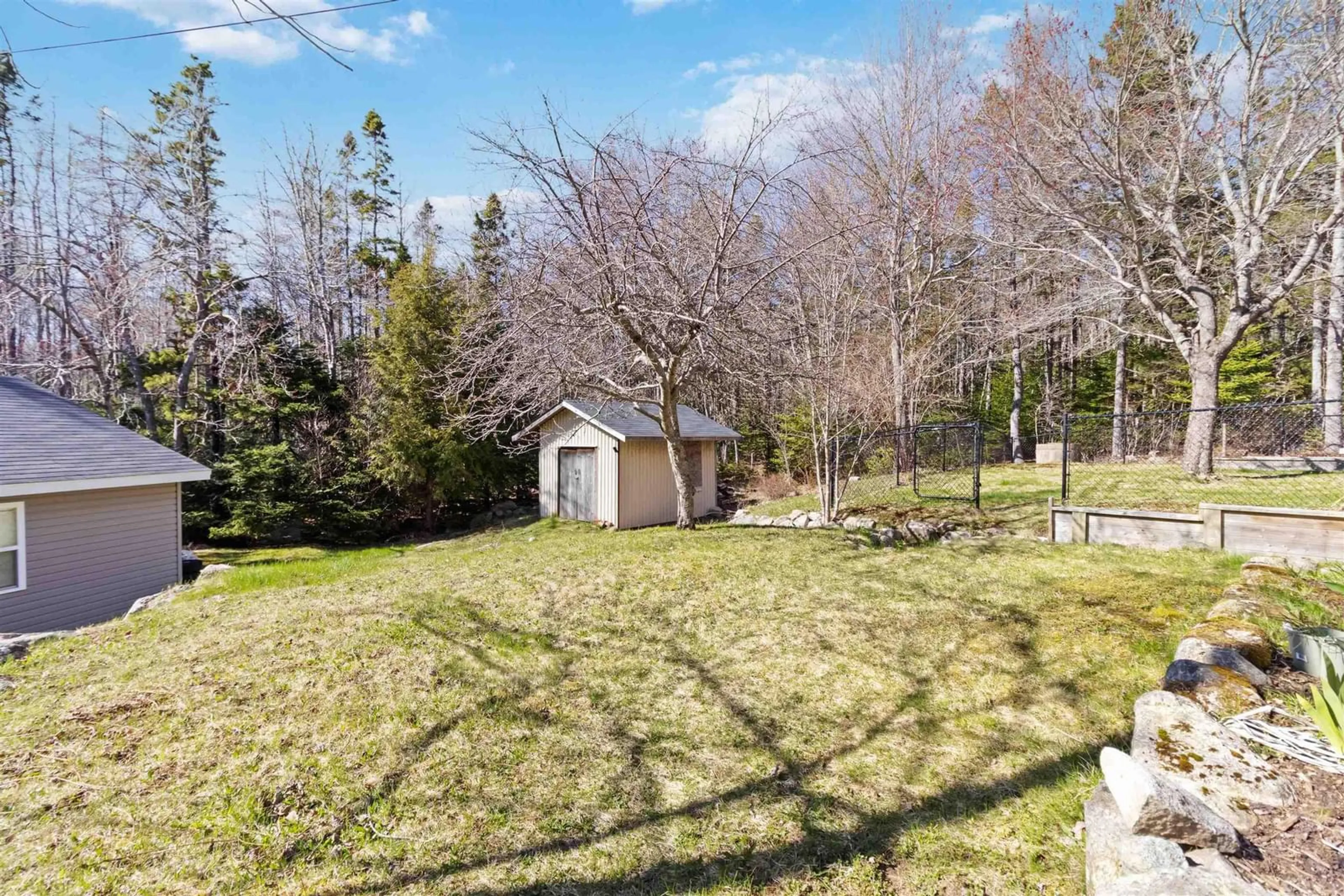 A pic from outside/outdoor area/front of a property/back of a property/a pic from drone, forest/trees view for 256 Old Halifax Rd, Glen Haven Nova Scotia B3Z 2X2