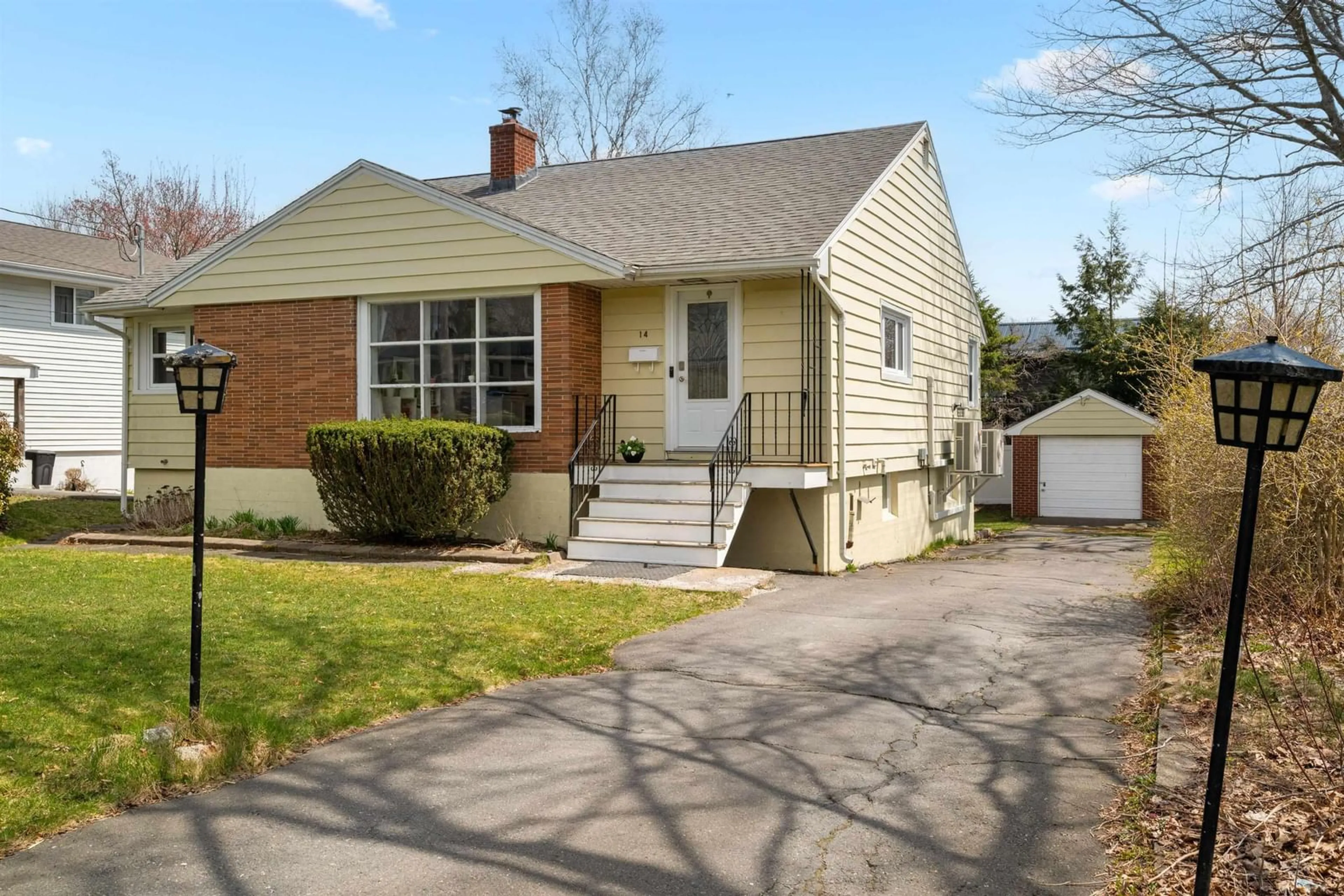 Home with vinyl exterior material, street for 14 Inverness Ave, Halifax Nova Scotia B3P 1X5