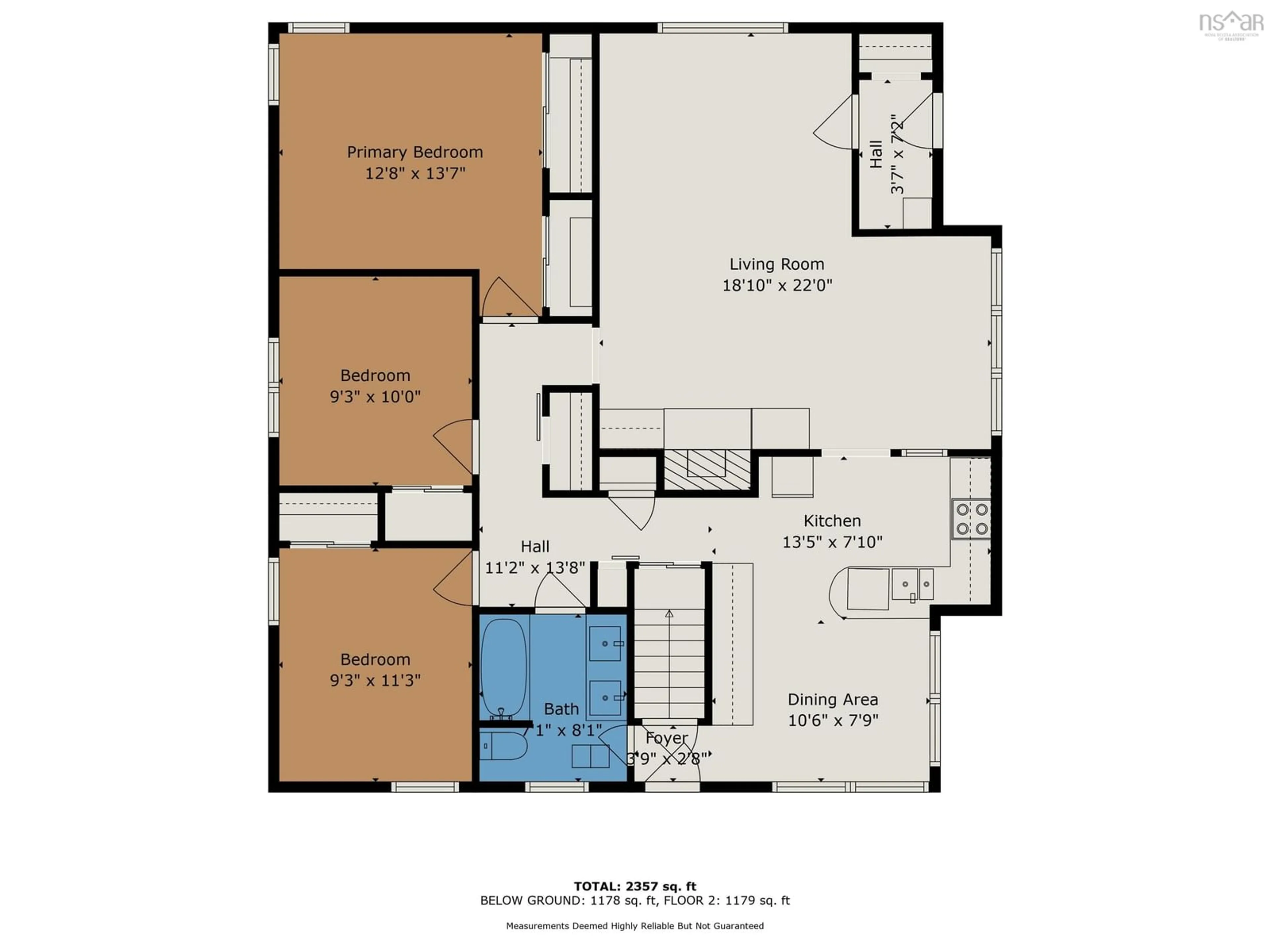 Floor plan for 14 Inverness Ave, Halifax Nova Scotia B3P 1X5