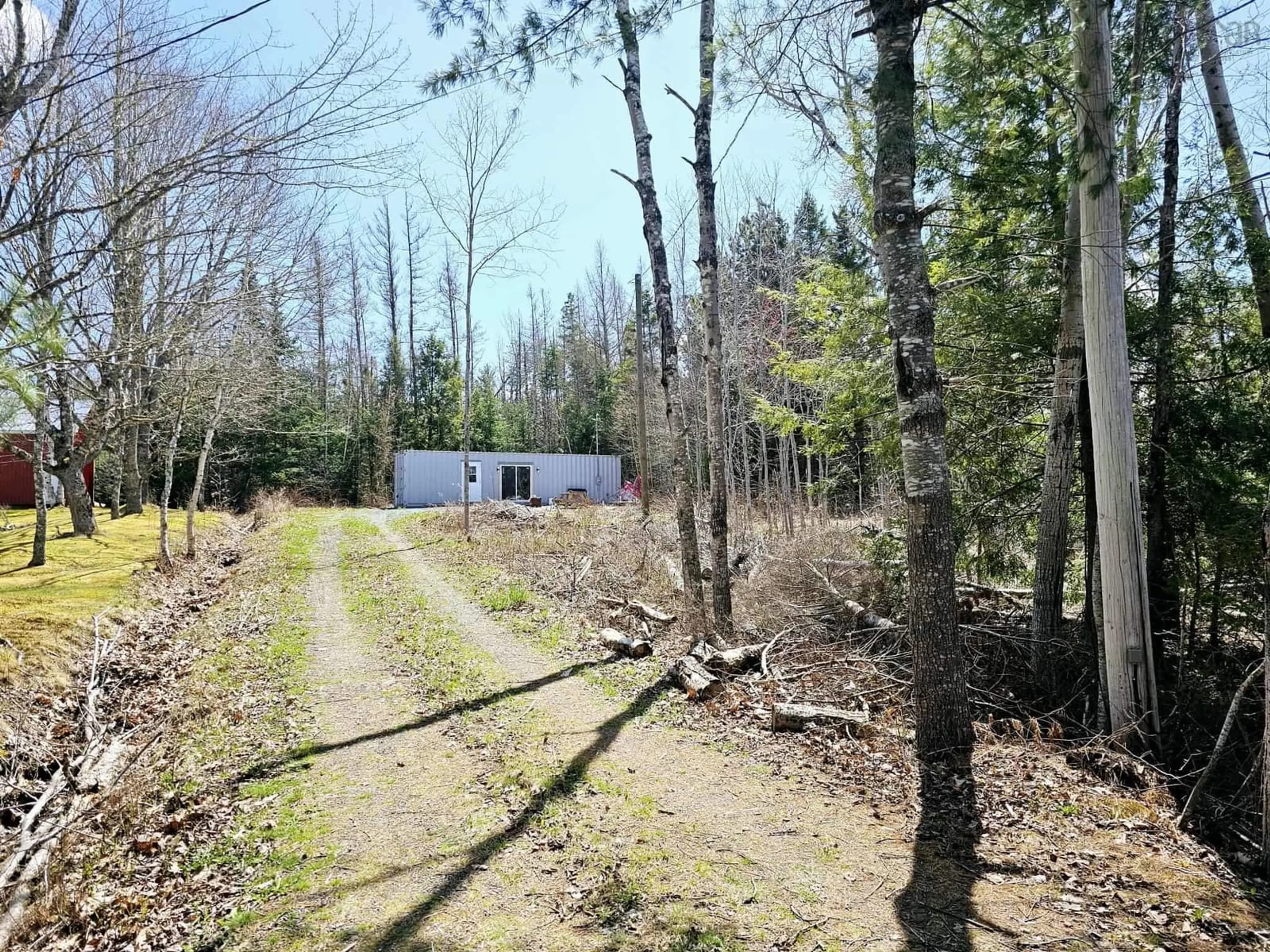 A pic from outside/outdoor area/front of a property/back of a property/a pic from drone, forest/trees view for 6244 Highway 289, Cross Roads Nova Scotia B0N 2P0