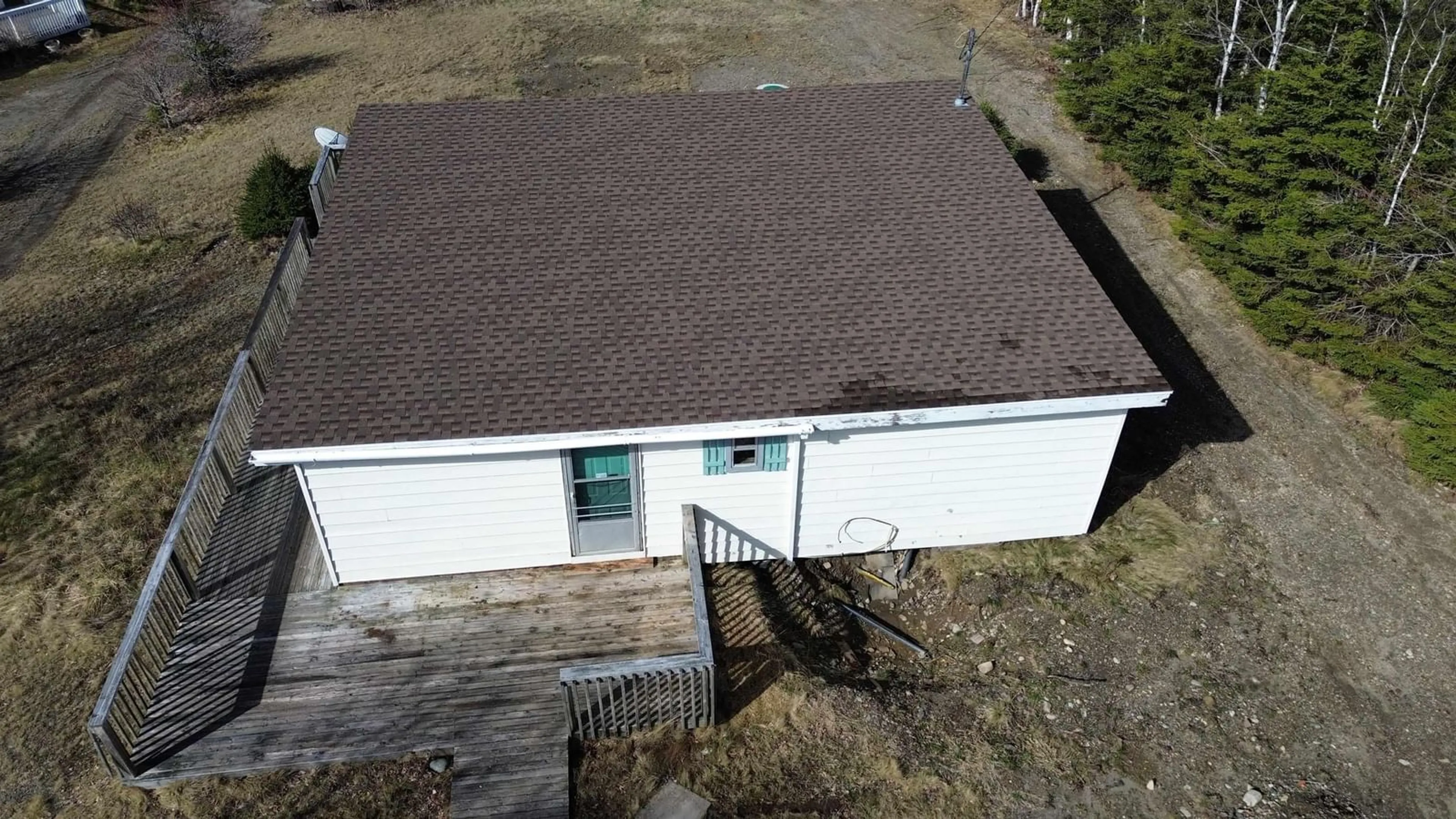 A pic from outside/outdoor area/front of a property/back of a property/a pic from drone, building for 280 Malcolm's Rd, Albert Bridge Nova Scotia B1K 2T8