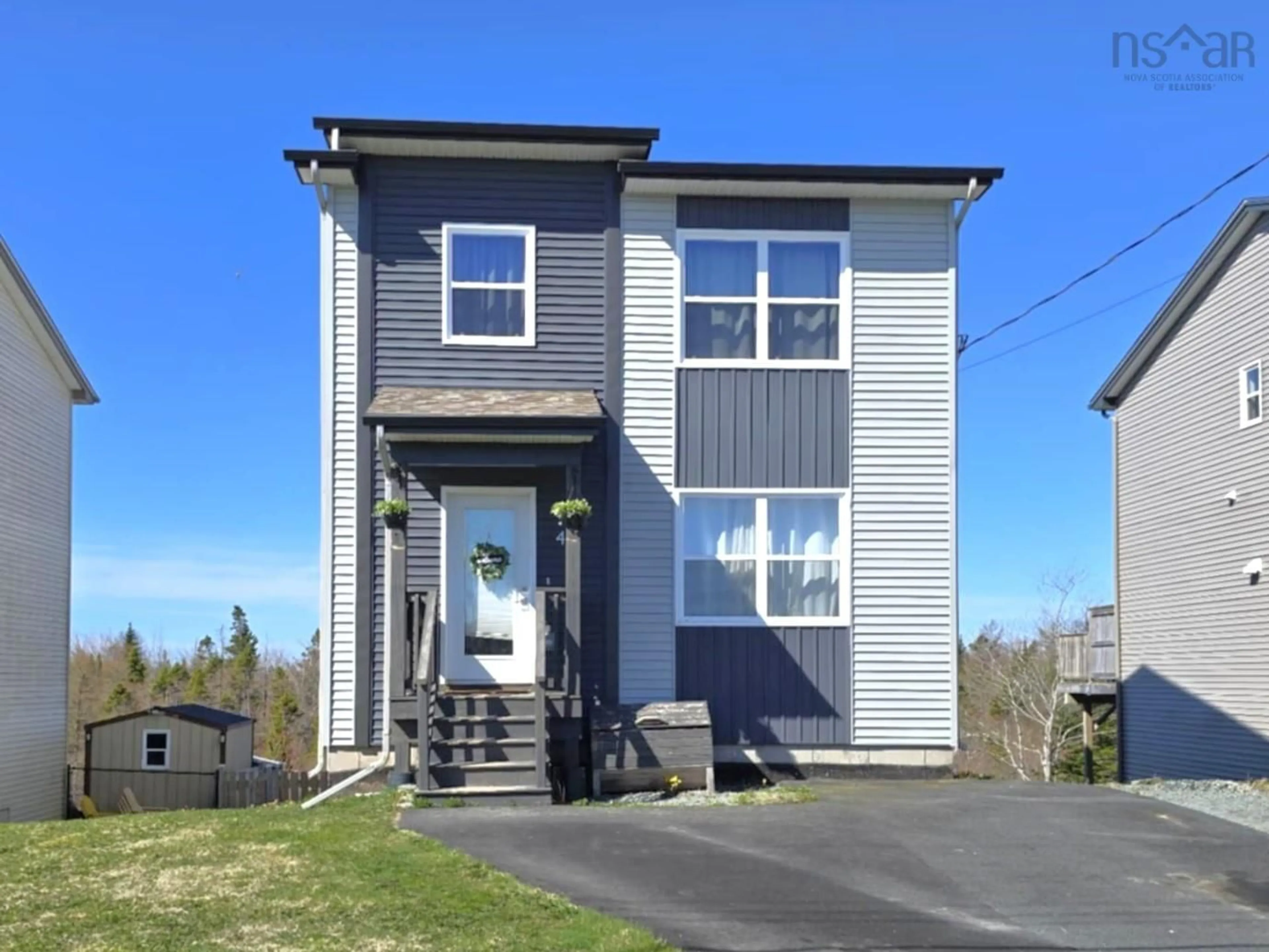 Home with vinyl exterior material, street for 42 Kerri Lea Lane, Eastern Passage Nova Scotia B3G 0G4