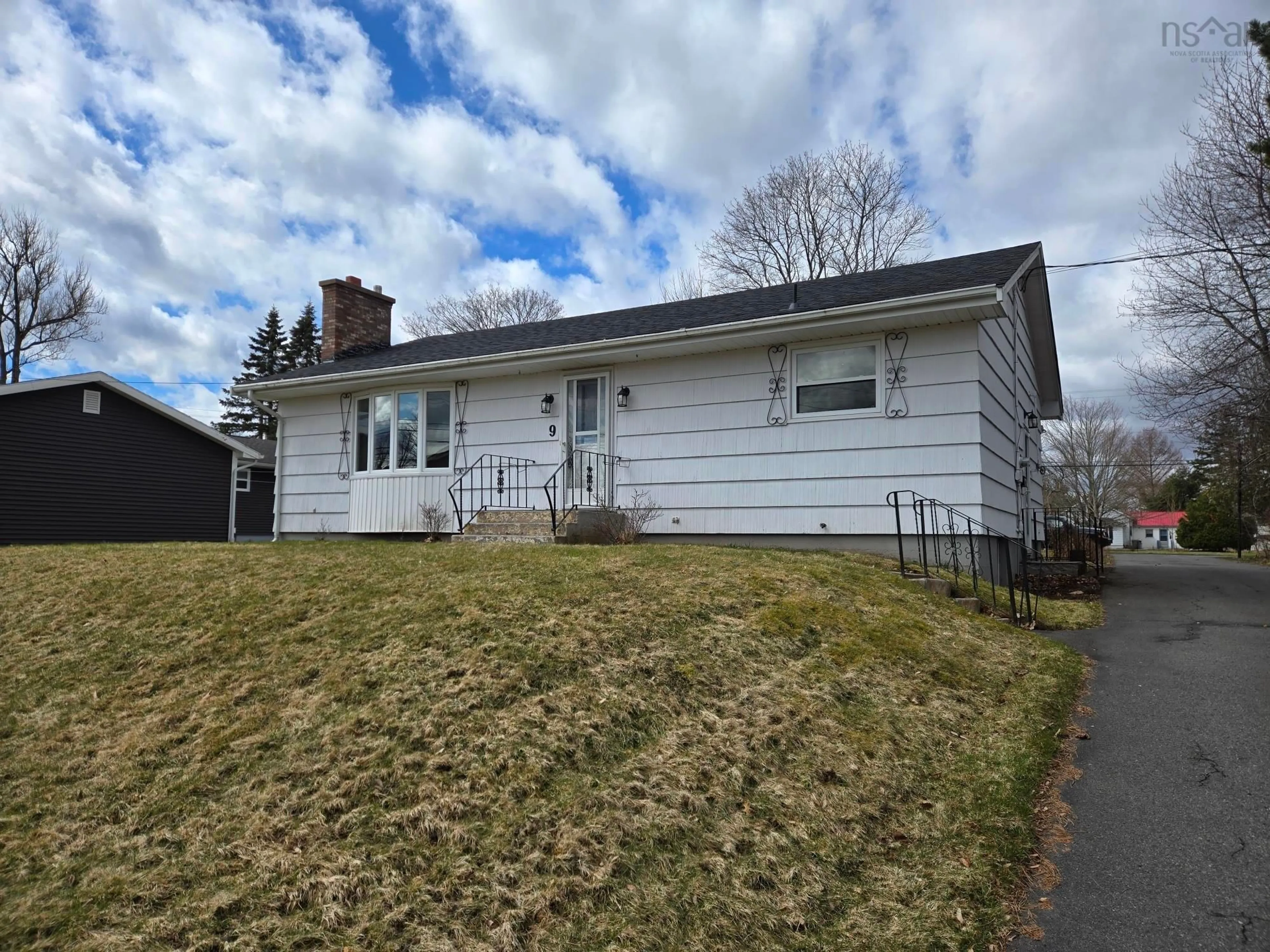 A pic from outside/outdoor area/front of a property/back of a property/a pic from drone, street for 9 Allison Ave, Bible Hill Nova Scotia B2N 4L4