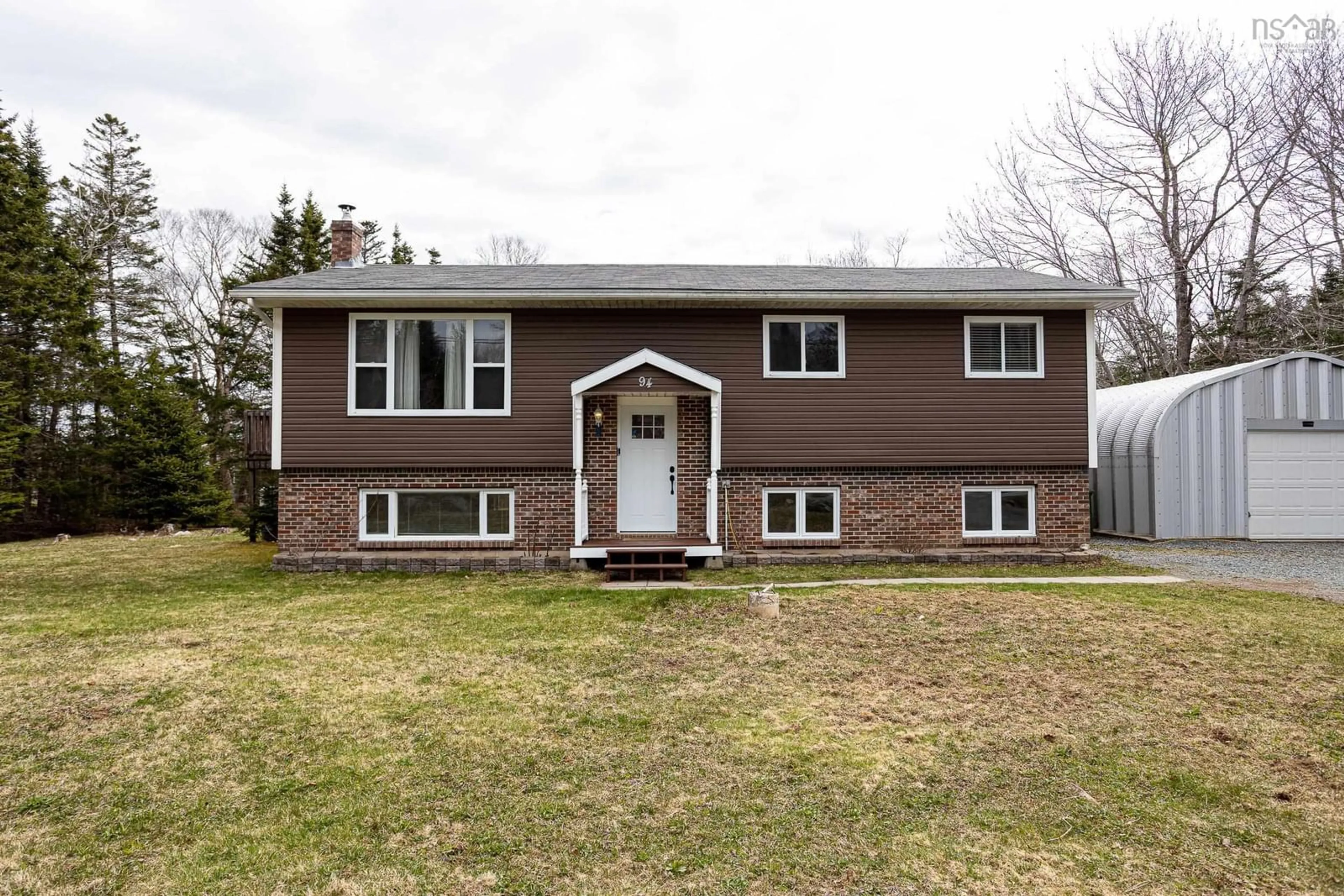 Home with vinyl exterior material, street for 94 Terry Crt, Lake Echo Nova Scotia B3E 1M4