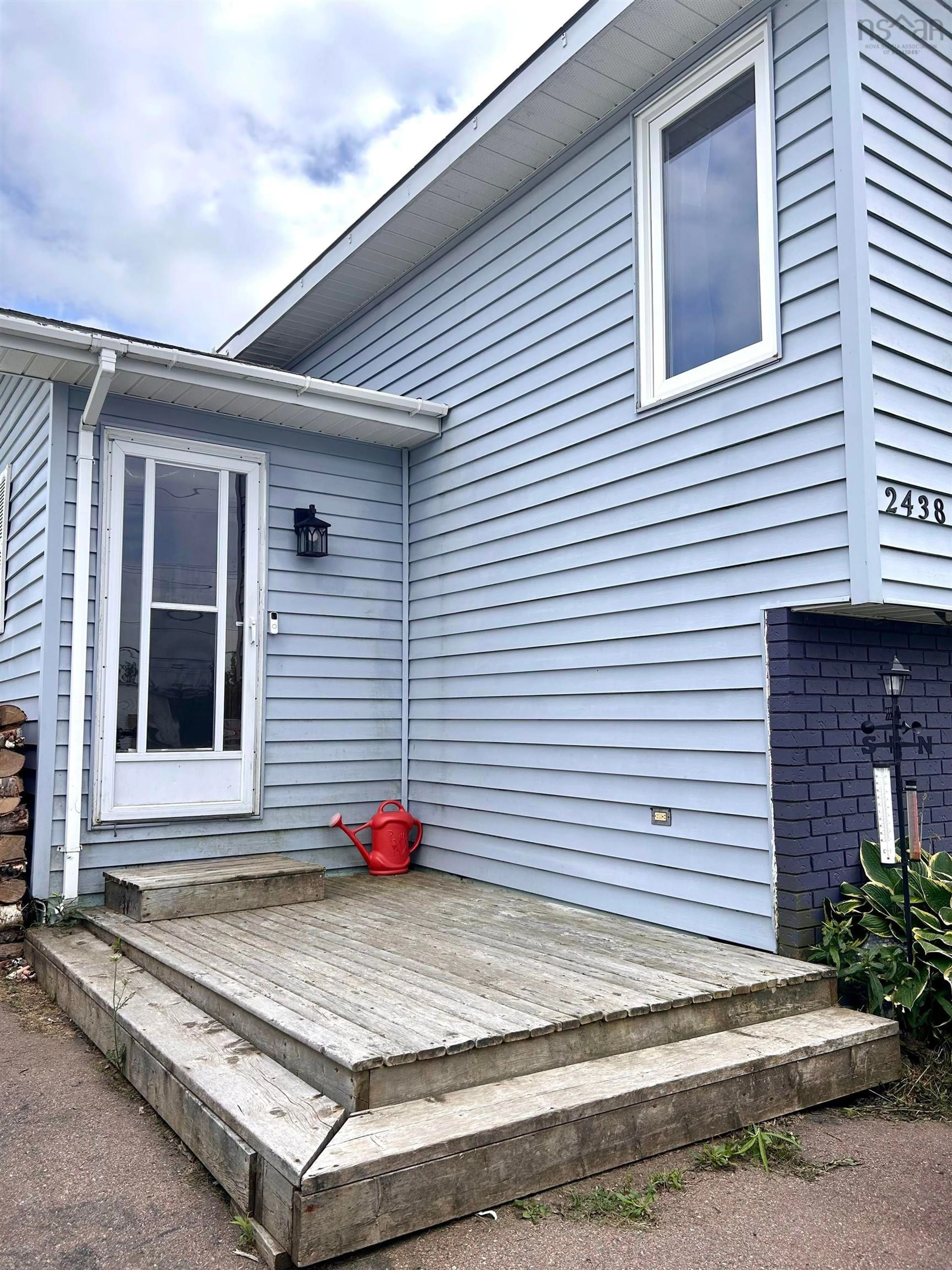 Home with vinyl exterior material, street for 2438 Athol Rd, Athol Road Nova Scotia B0M 1X0