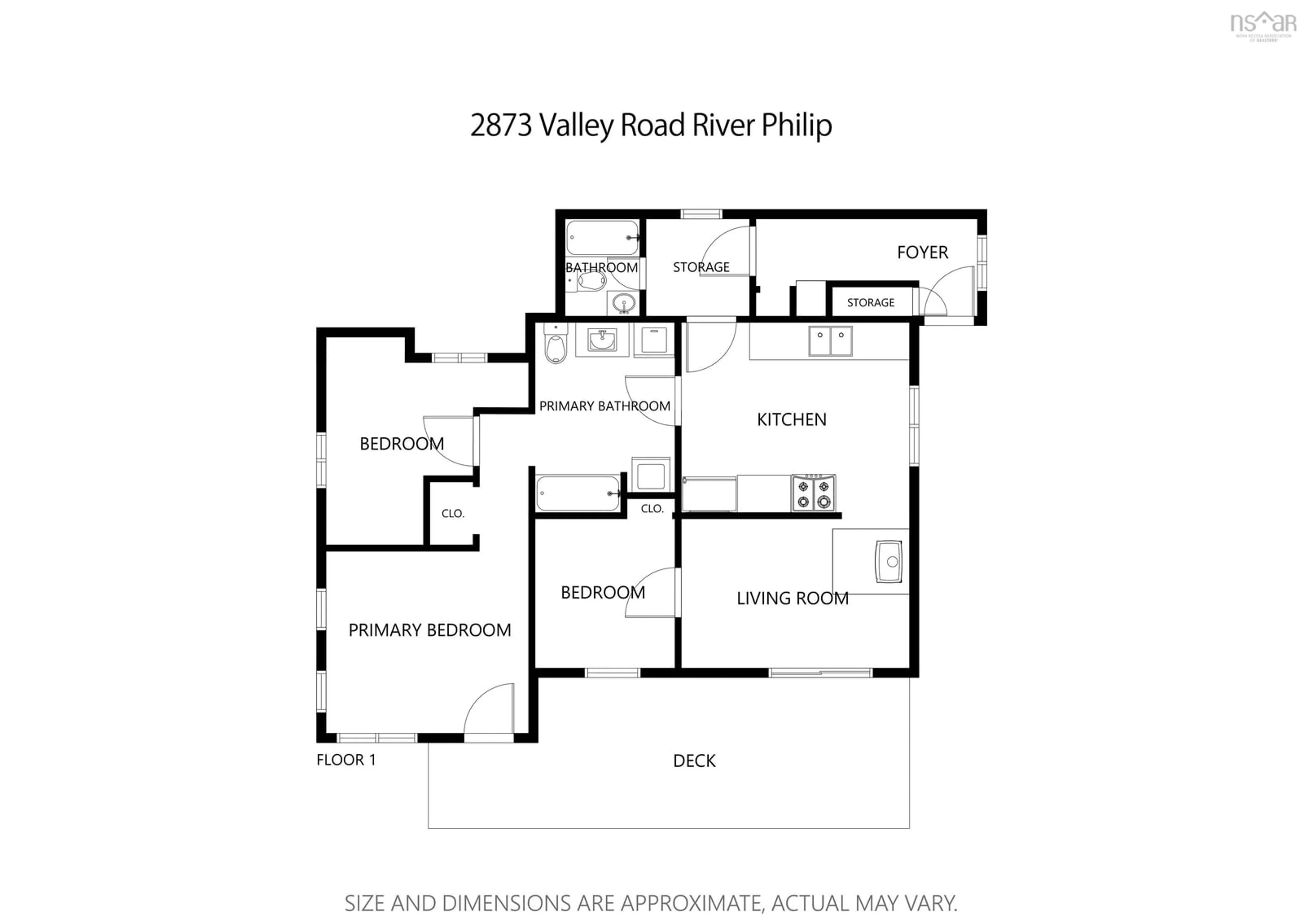 Floor plan for 2873 Valley Rd, River Philip Nova Scotia B0M 1V0
