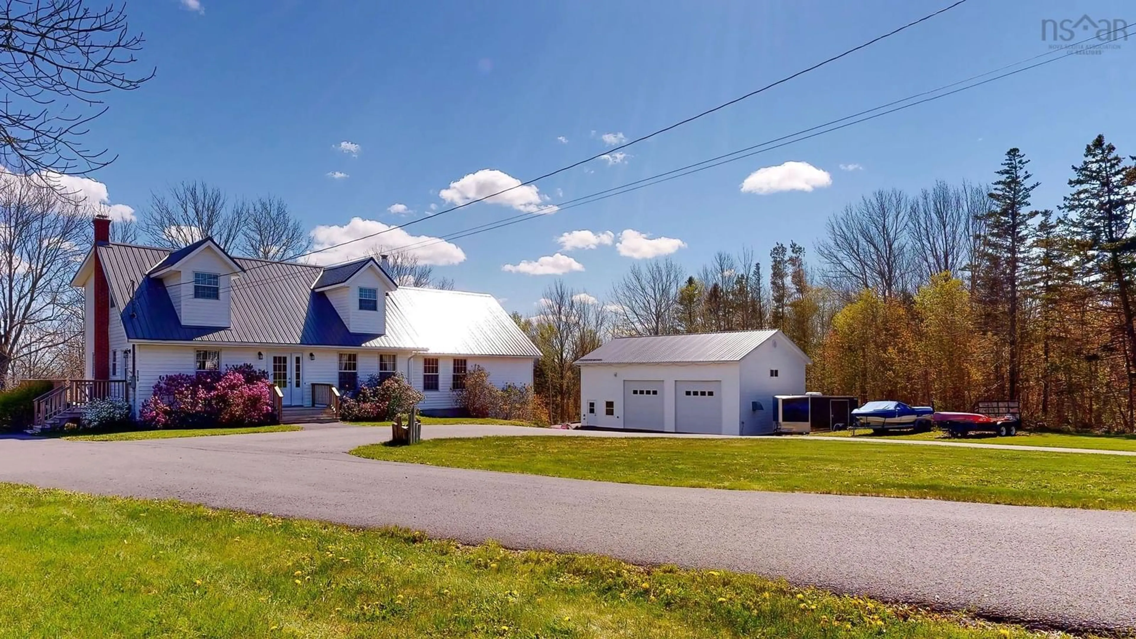A pic from outside/outdoor area/front of a property/back of a property/a pic from drone, unknown for 2749 Highway 359, Centreville Nova Scotia B0P 1J0