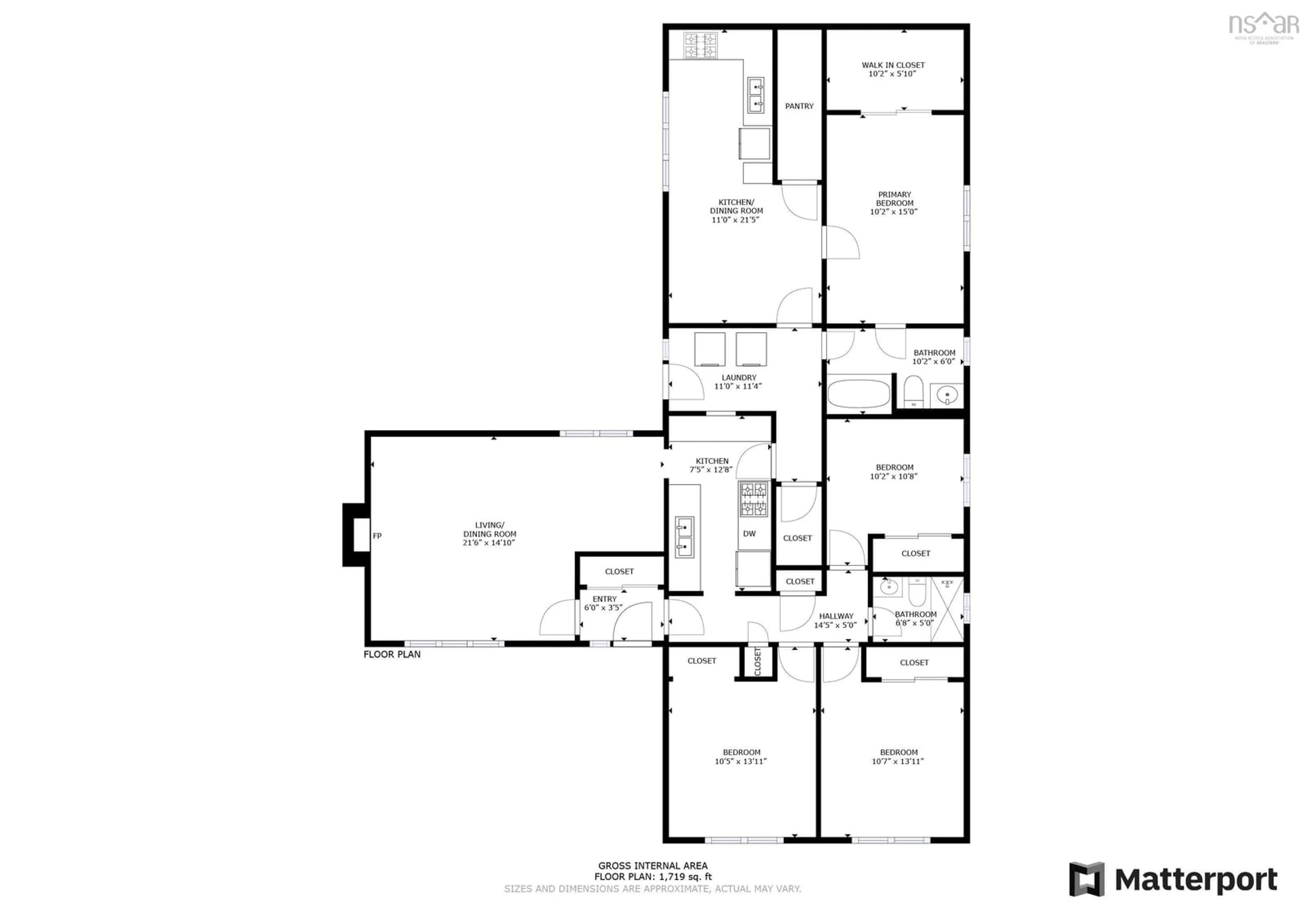 Floor plan for 6 Elizabeth St, Dartmouth Nova Scotia B2W 2T5