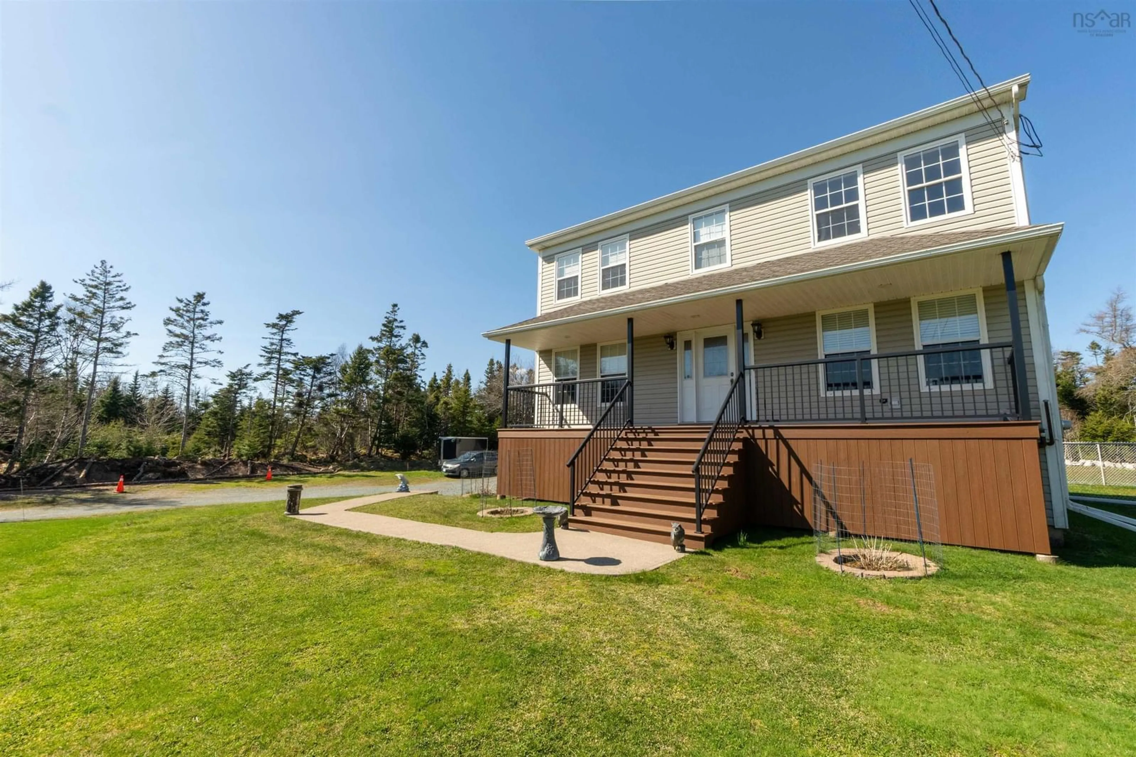 A pic from outside/outdoor area/front of a property/back of a property/a pic from drone, unknown for 549 West Lawrencetown Rd, Lawrencetown Nova Scotia B2Z 1S5