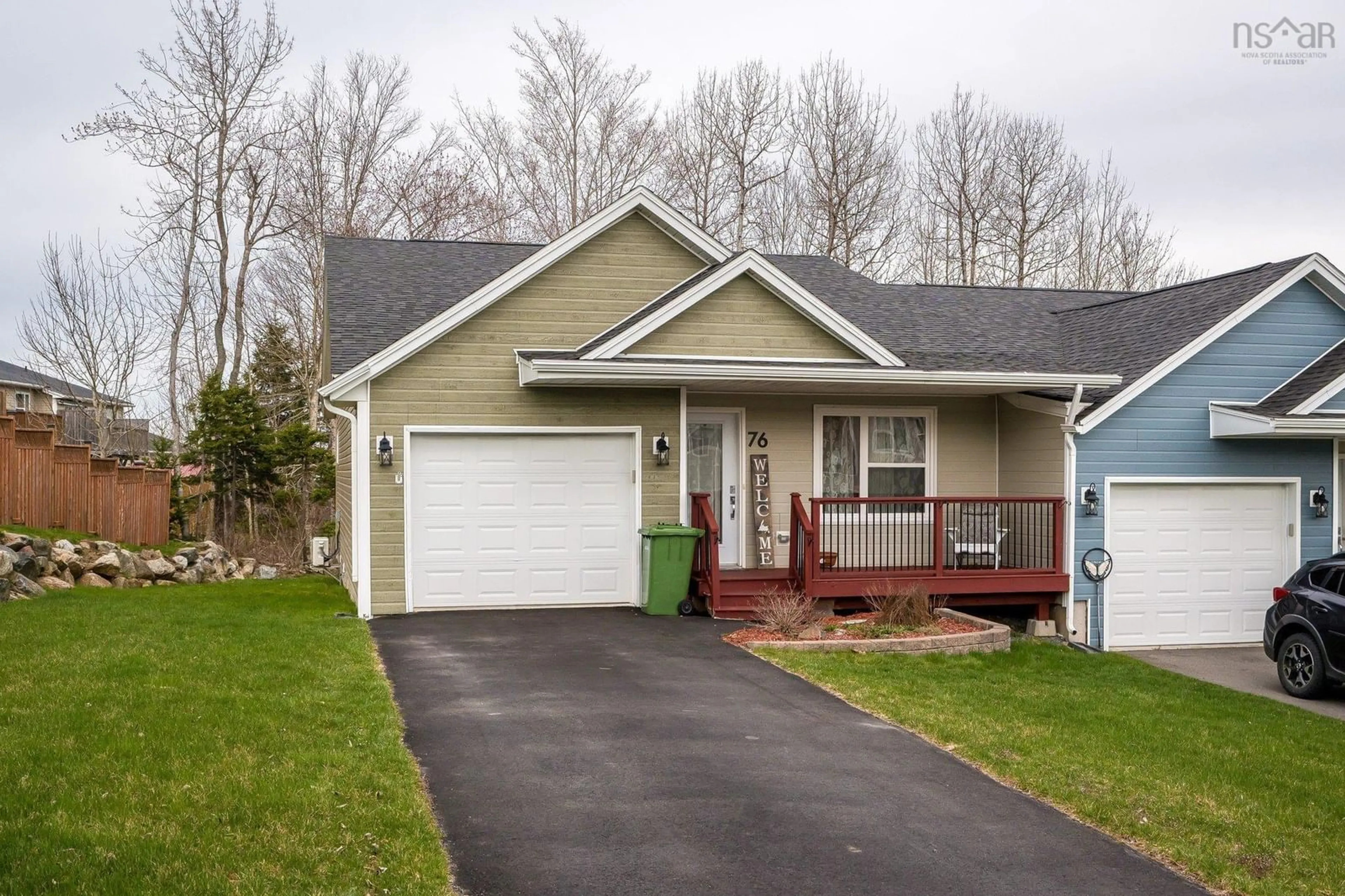 Home with vinyl exterior material, street for 76 Crossfield Ridge, Middle Sackville Nova Scotia B4E 0N2