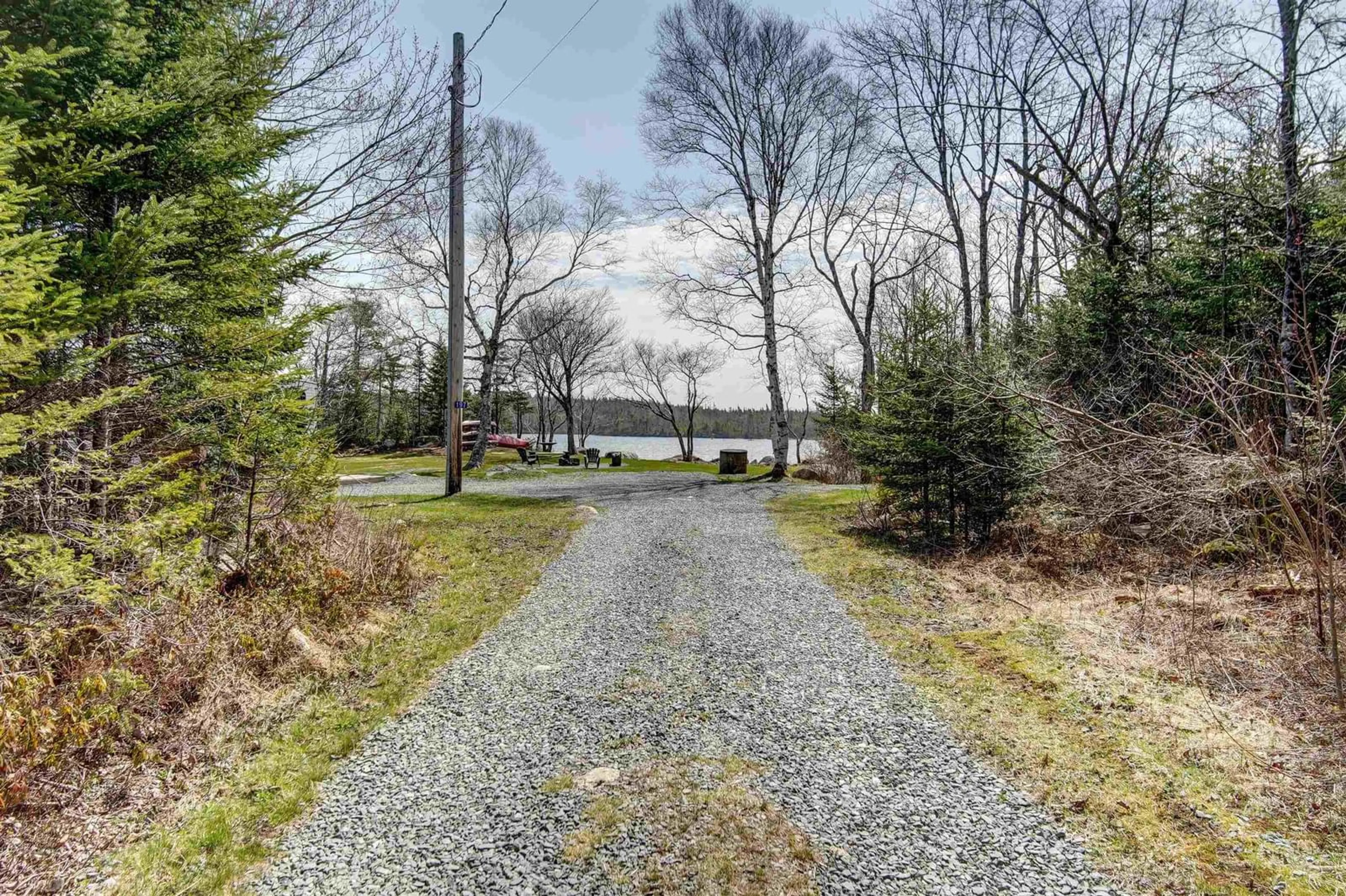 A pic from outside/outdoor area/front of a property/back of a property/a pic from drone, water/lake/river/ocean view for 197 Peters Lake Rd, Hatchet Lake Nova Scotia B3T 1P6