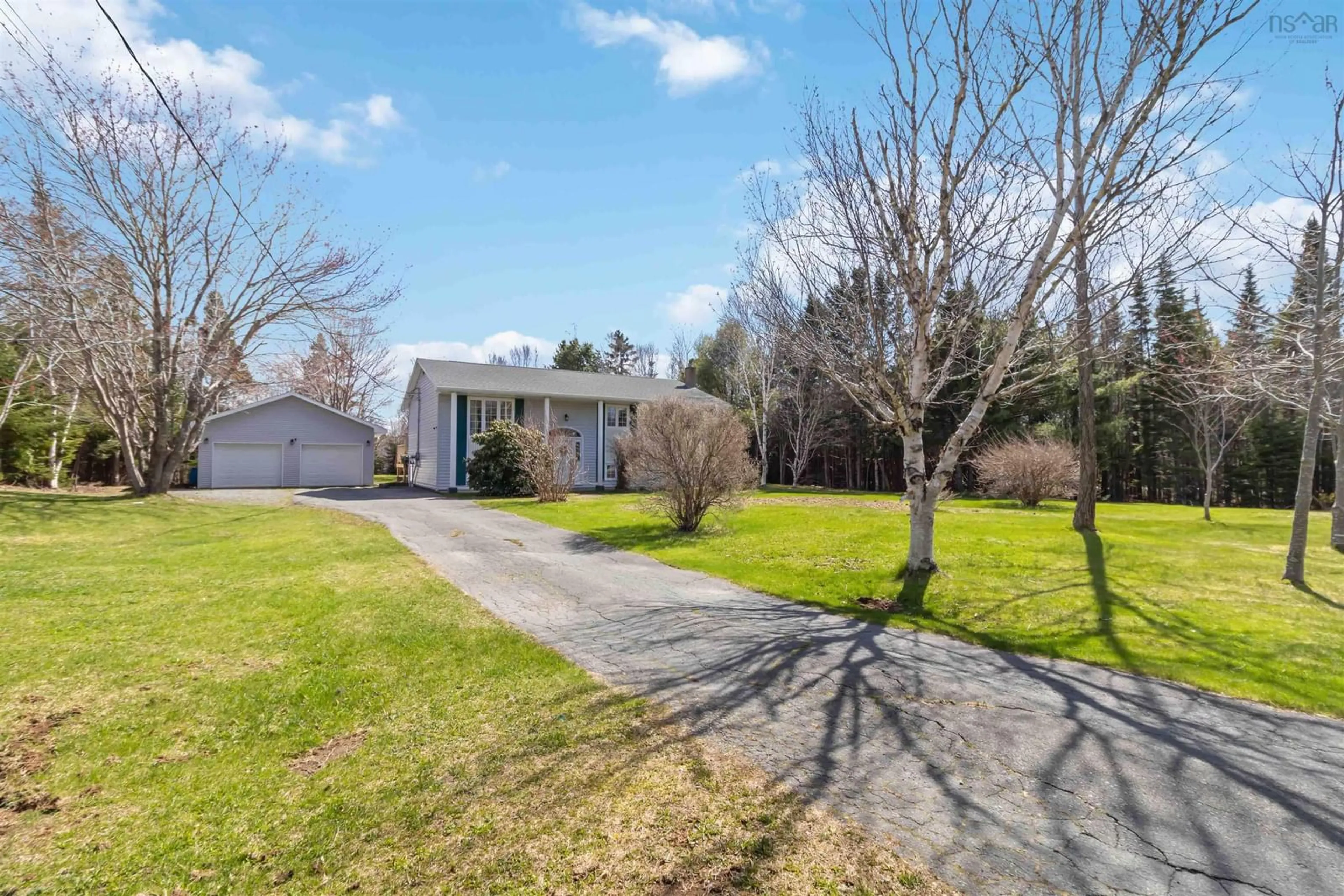A pic from outside/outdoor area/front of a property/back of a property/a pic from drone, street for 1 Jan Marie Dr, Lawrencetown Nova Scotia B2Z 1E2
