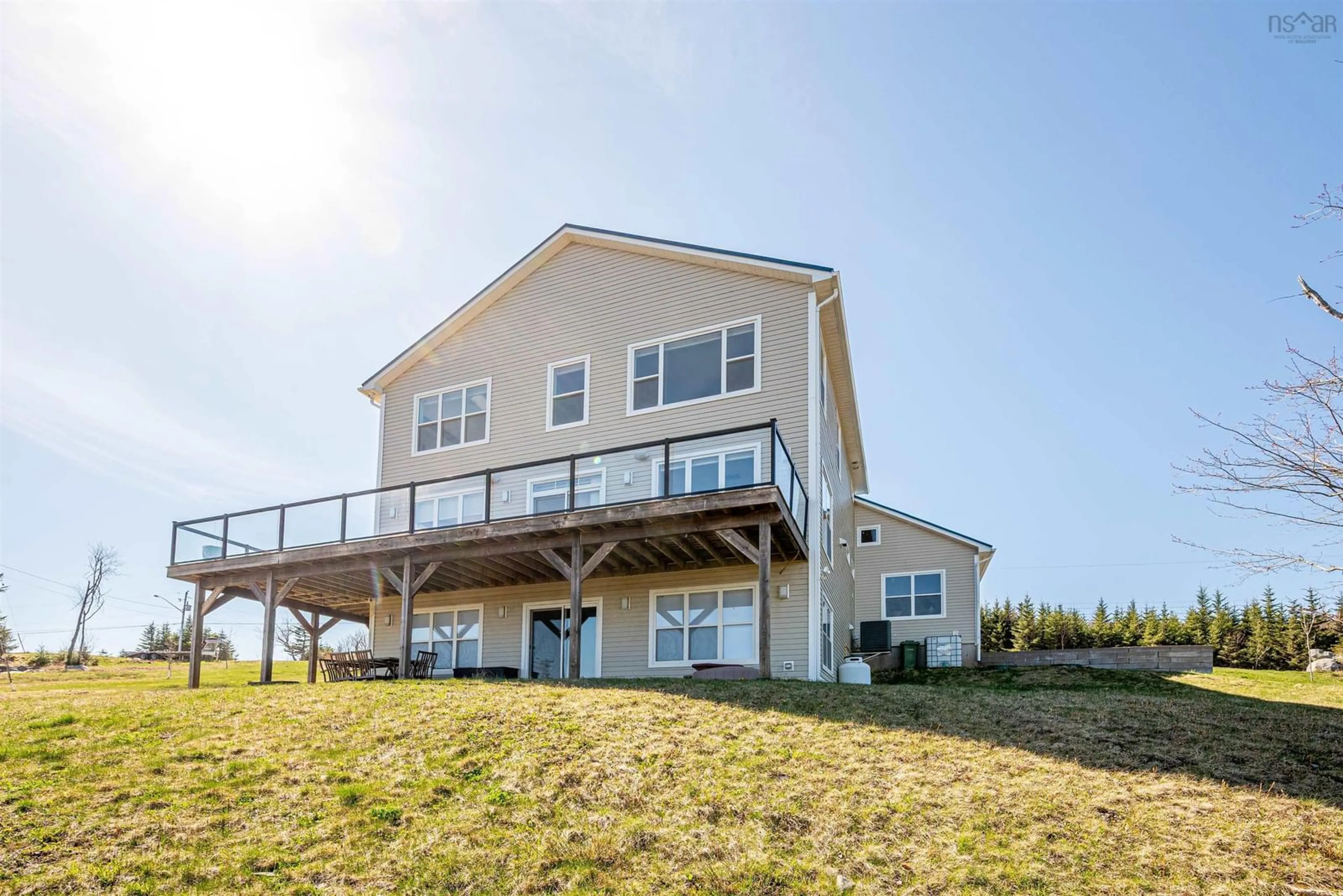 Home with vinyl exterior material, water/lake/river/ocean view for 46 Deerfoot Ridge, West Chezzetcook Nova Scotia B0J 2L0