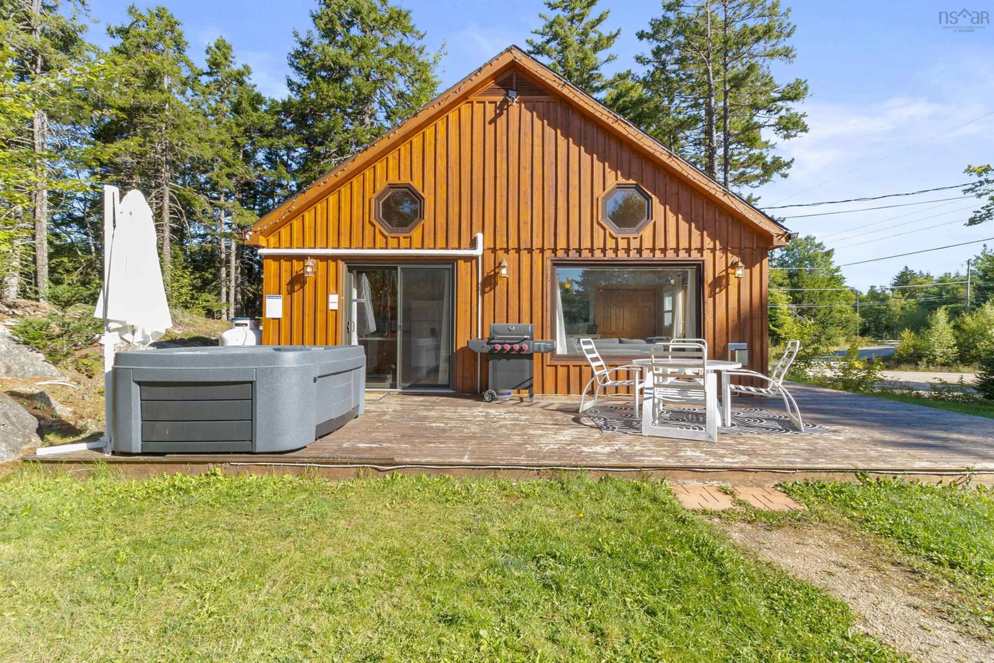 Patio, water/lake/river/ocean view for 6 Partridge Lane, Vaughan Nova Scotia B0N 2T0