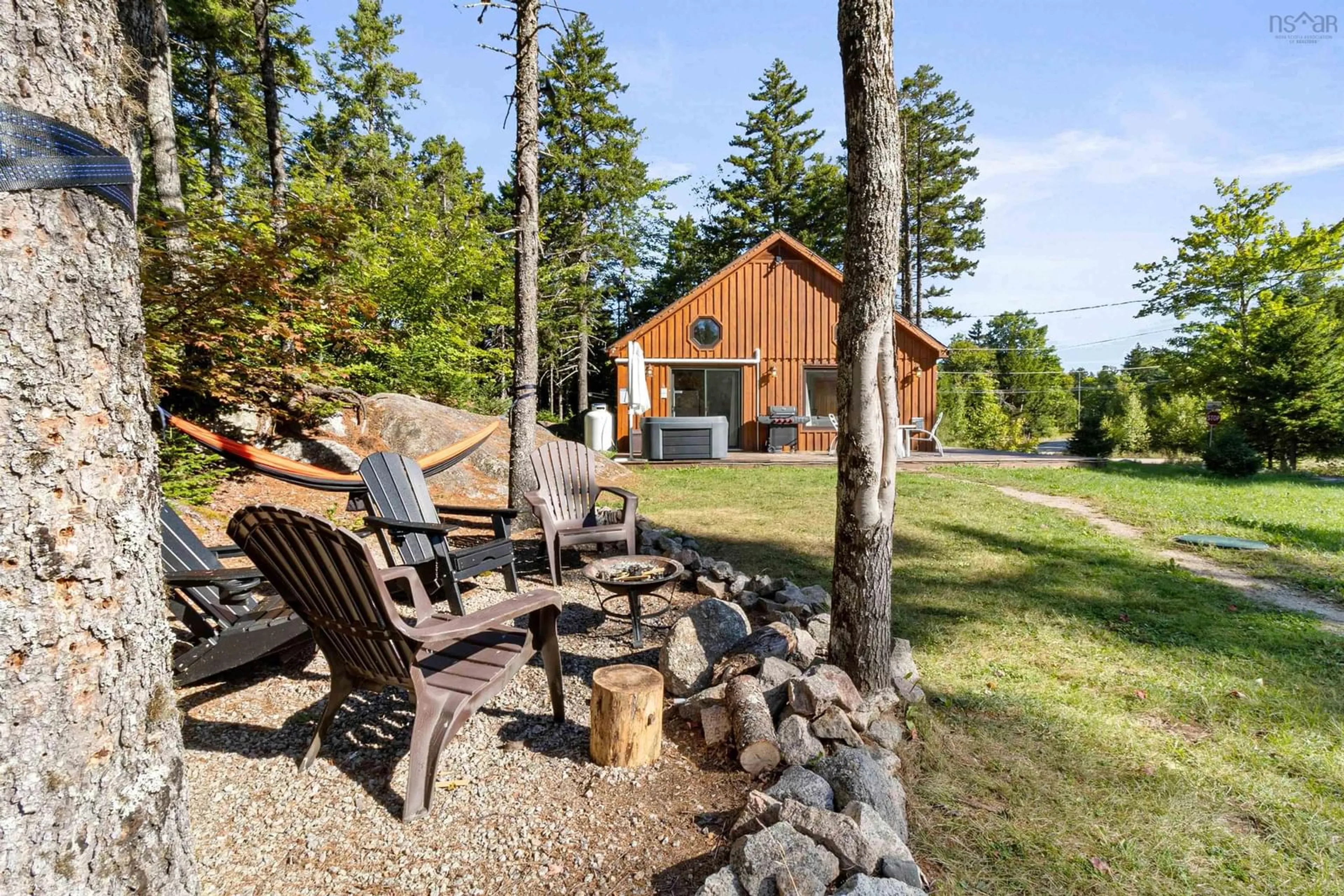 Patio, water/lake/river/ocean view for 6 Partridge Lane, Vaughan Nova Scotia B0N 2T0