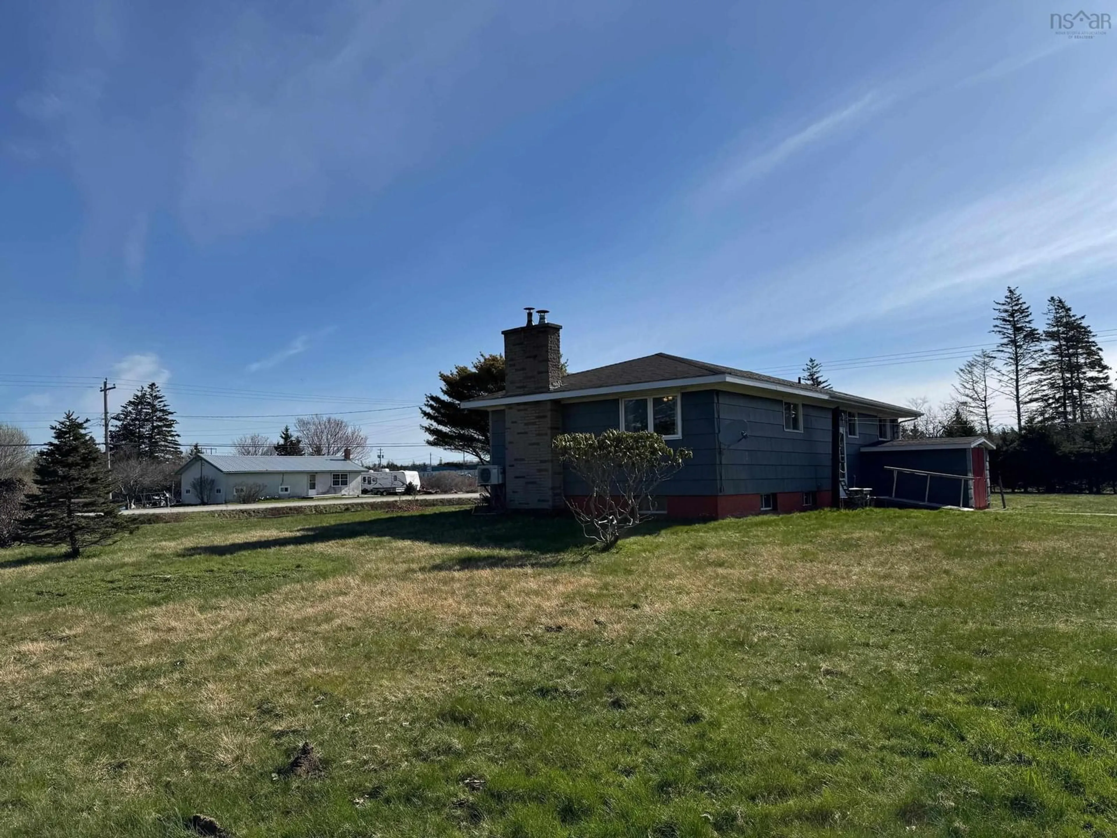 A pic from outside/outdoor area/front of a property/back of a property/a pic from drone, unknown for 1421 Greenville Rd, Hebron Nova Scotia B5A 5H8