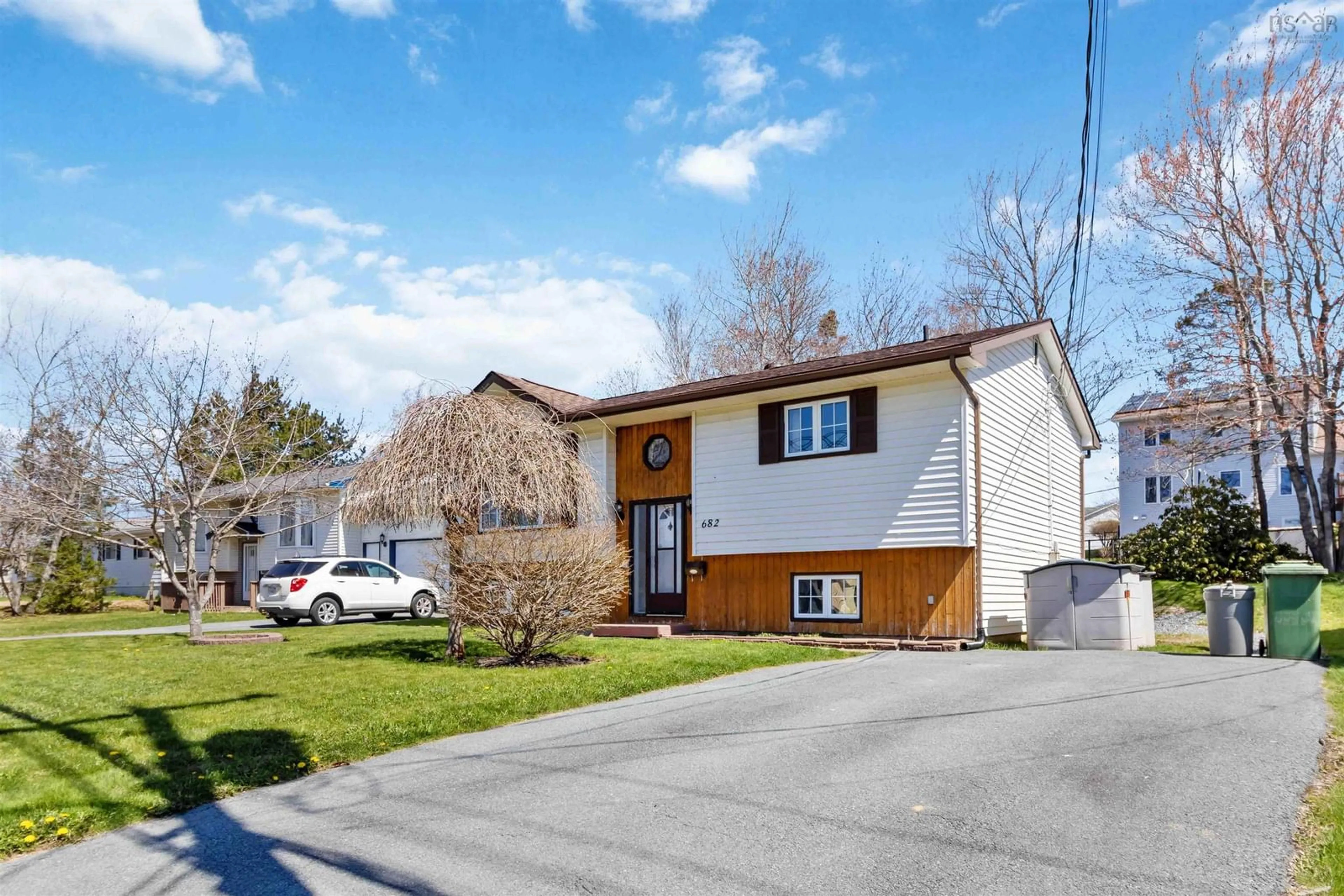 Home with vinyl exterior material, street for 682 Caldwell Rd, Colby Village Nova Scotia B2V 1L1