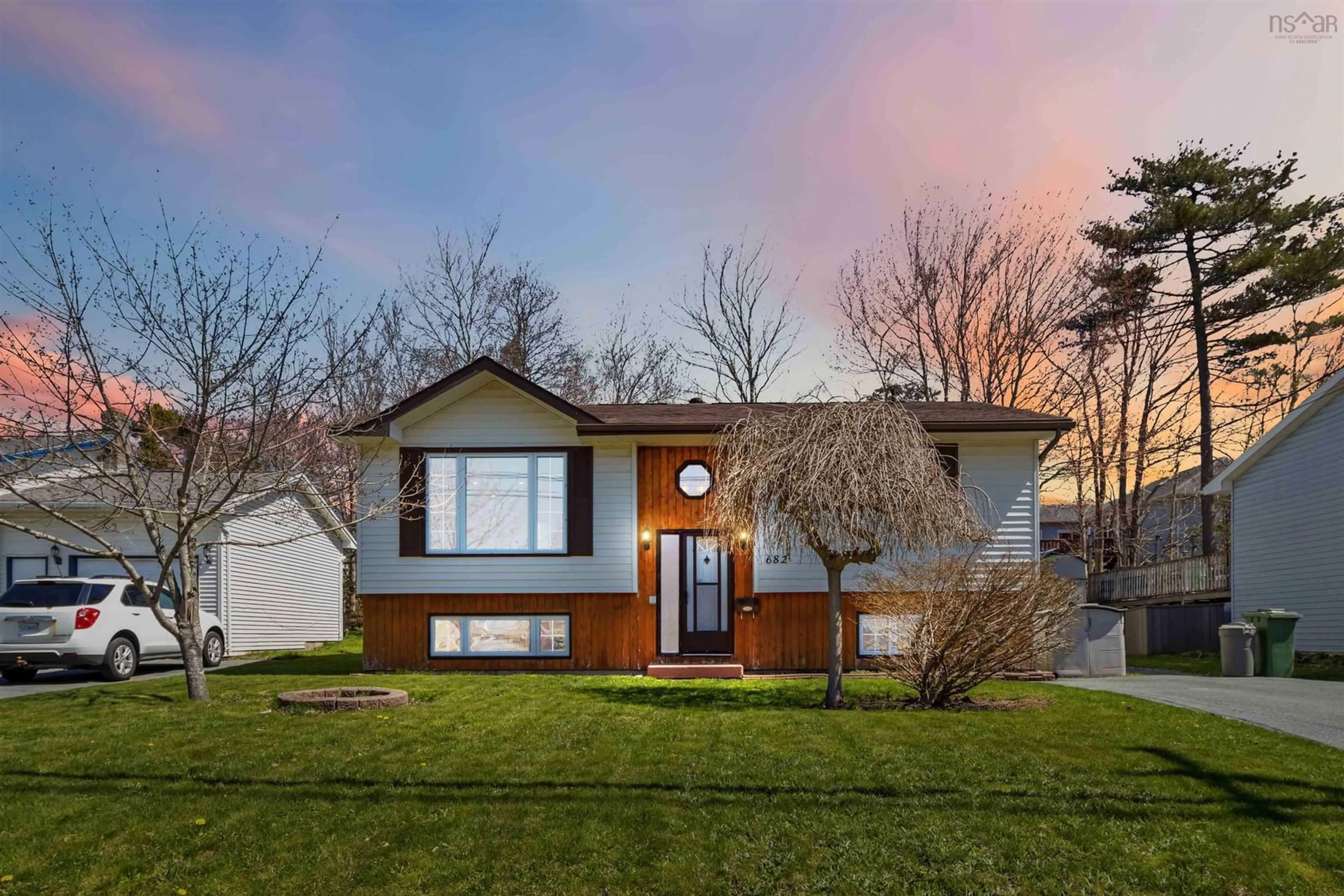 Home with vinyl exterior material, street for 682 Caldwell Rd, Colby Village Nova Scotia B2V 1L1