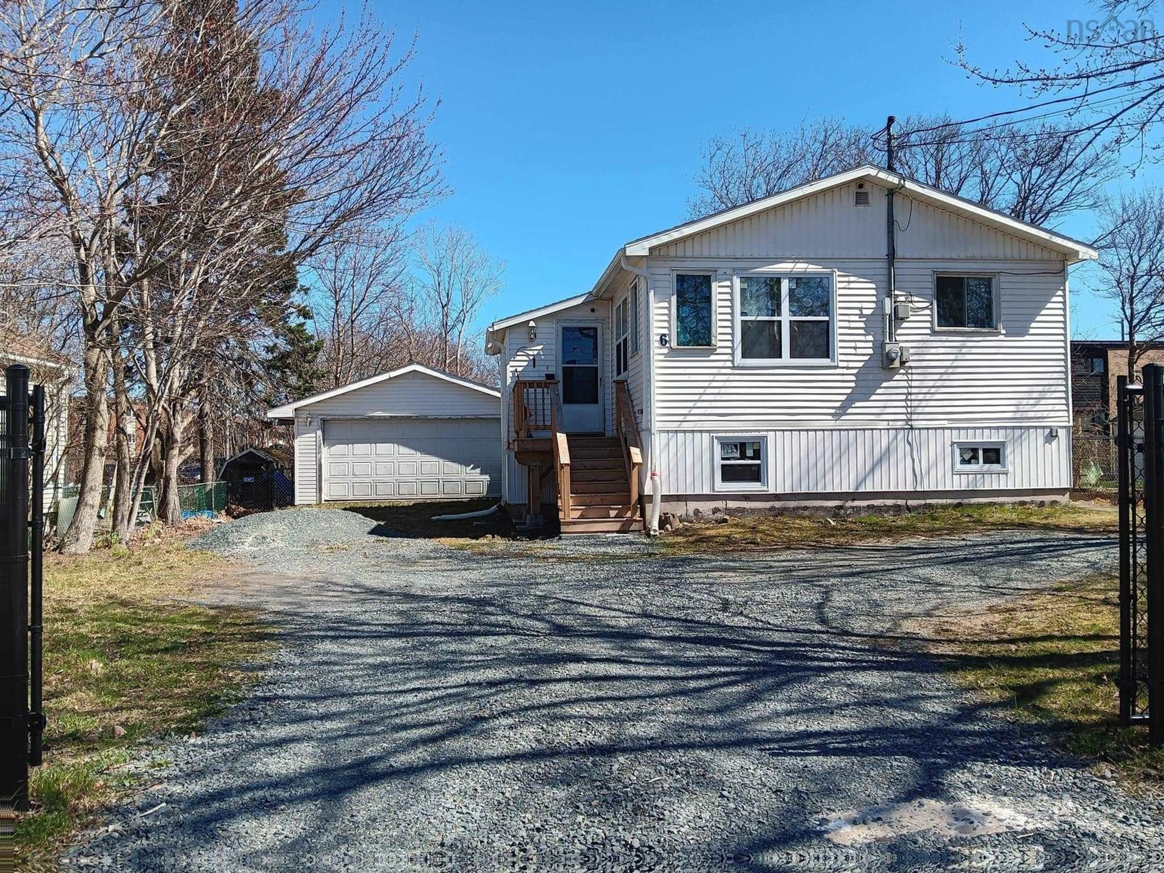 A pic from outside/outdoor area/front of a property/back of a property/a pic from drone, street for 6 Jackson Rd, Dartmouth Nova Scotia B3A 4A3