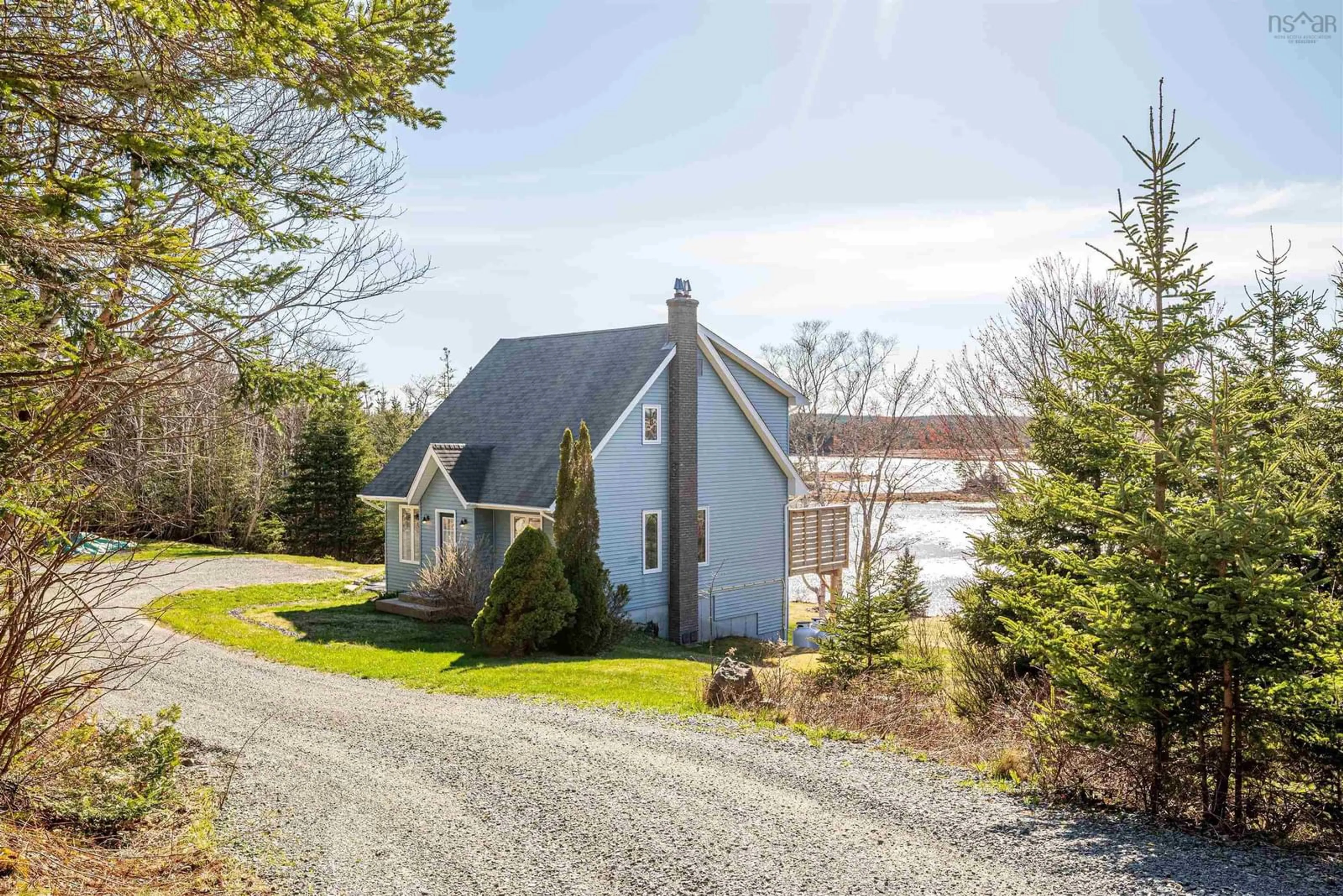 A pic from outside/outdoor area/front of a property/back of a property/a pic from drone, water/lake/river/ocean view for 1120 East Petpeswick Rd, East Petpeswick Nova Scotia B0J 2L0