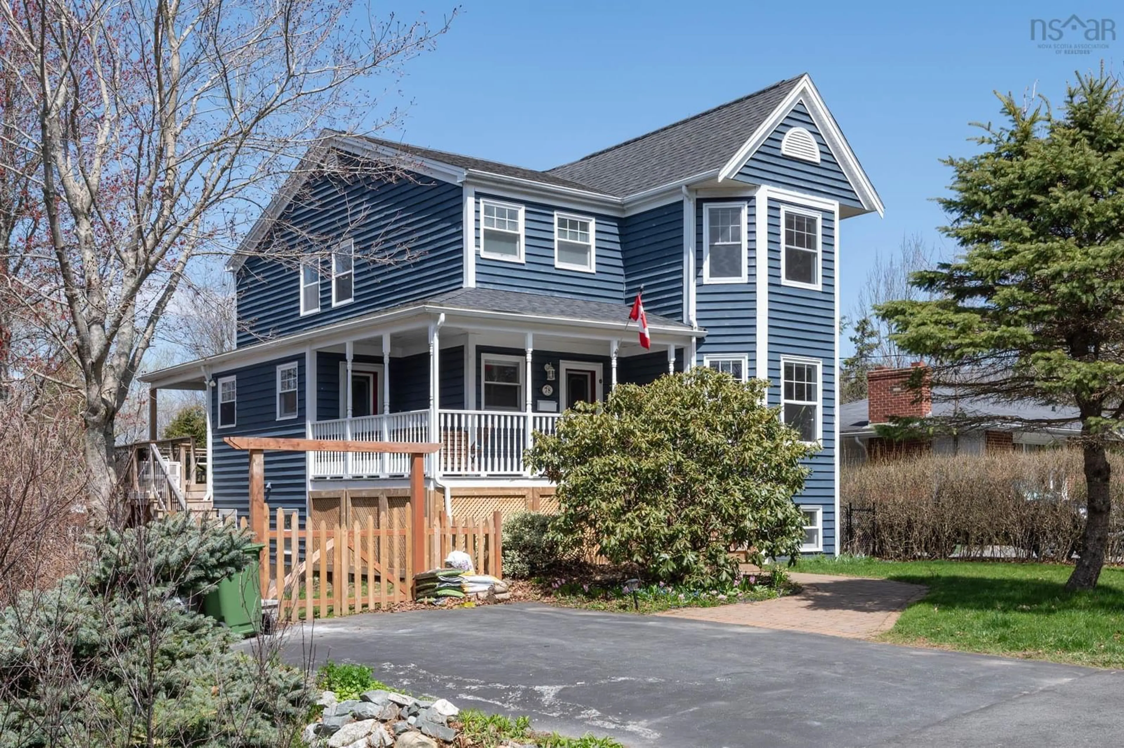 Home with vinyl exterior material, street for 78 Golf Links Rd, Bedford Nova Scotia B4A 2J3