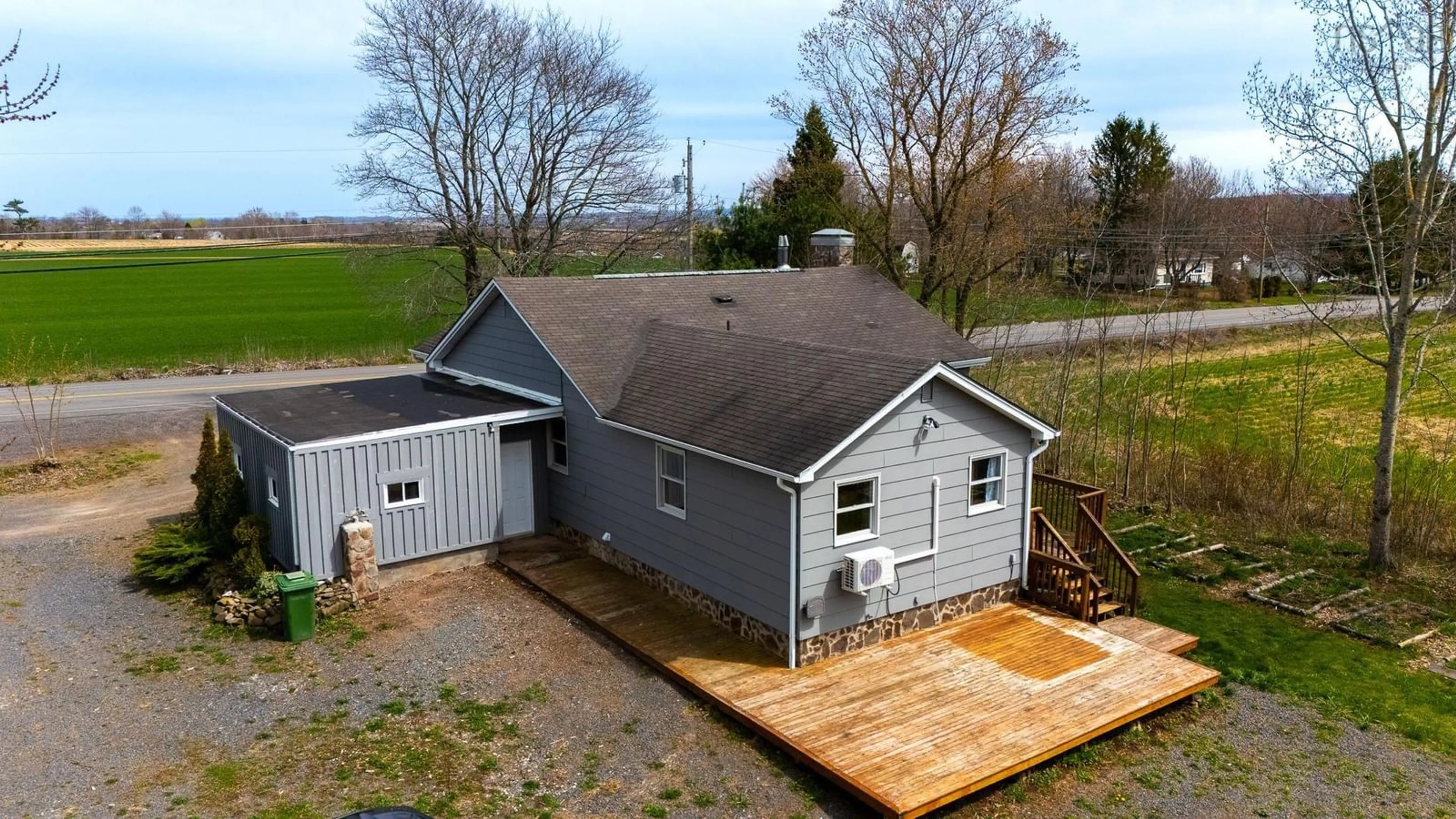 A pic from outside/outdoor area/front of a property/back of a property/a pic from drone, building for 1479 359 Hwy, Steam Mill Nova Scotia B0P 1J0