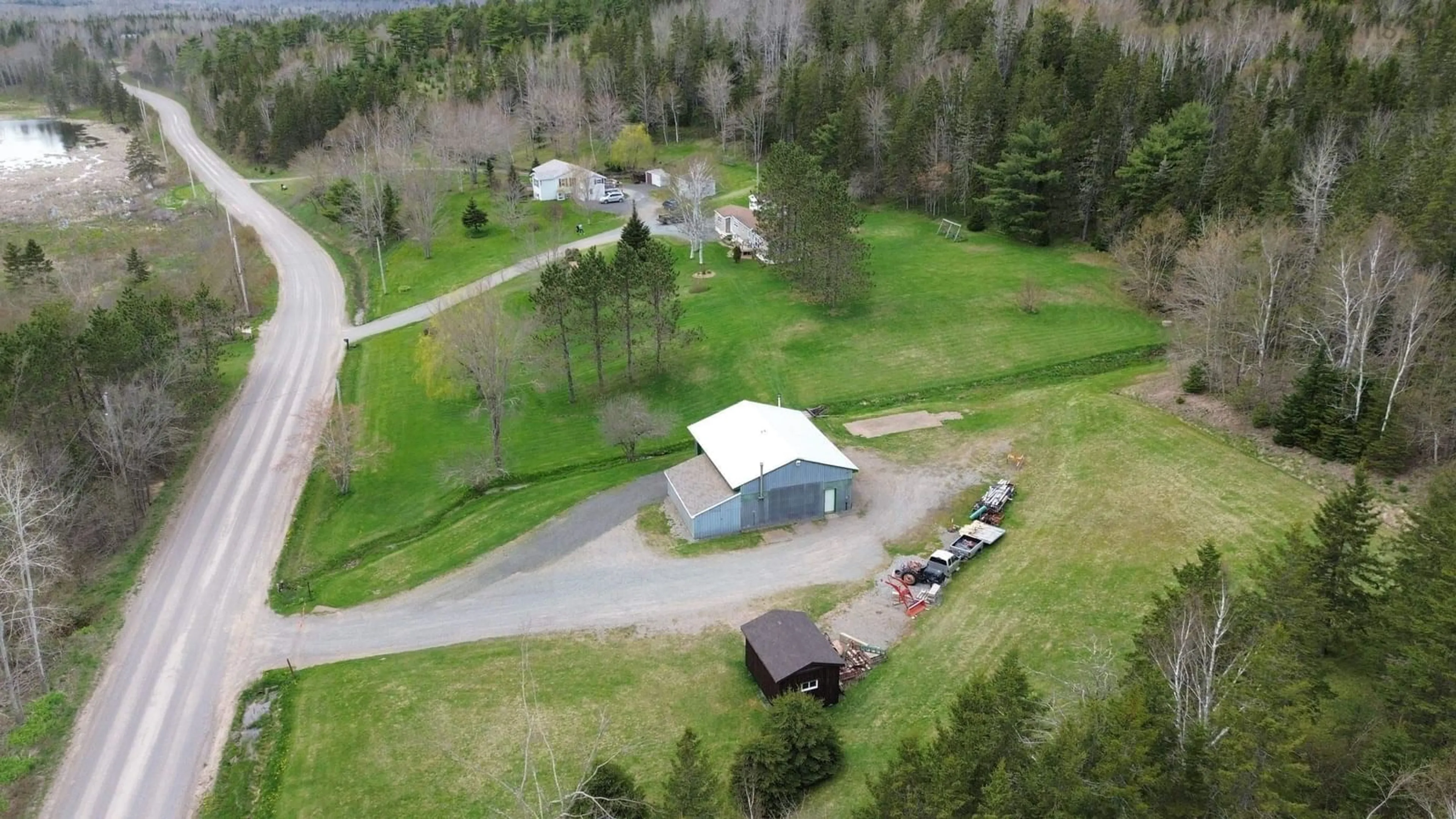 A pic from outside/outdoor area/front of a property/back of a property/a pic from drone, unknown for 1824 Glen Rd, Glen Road Nova Scotia B2G 2L3