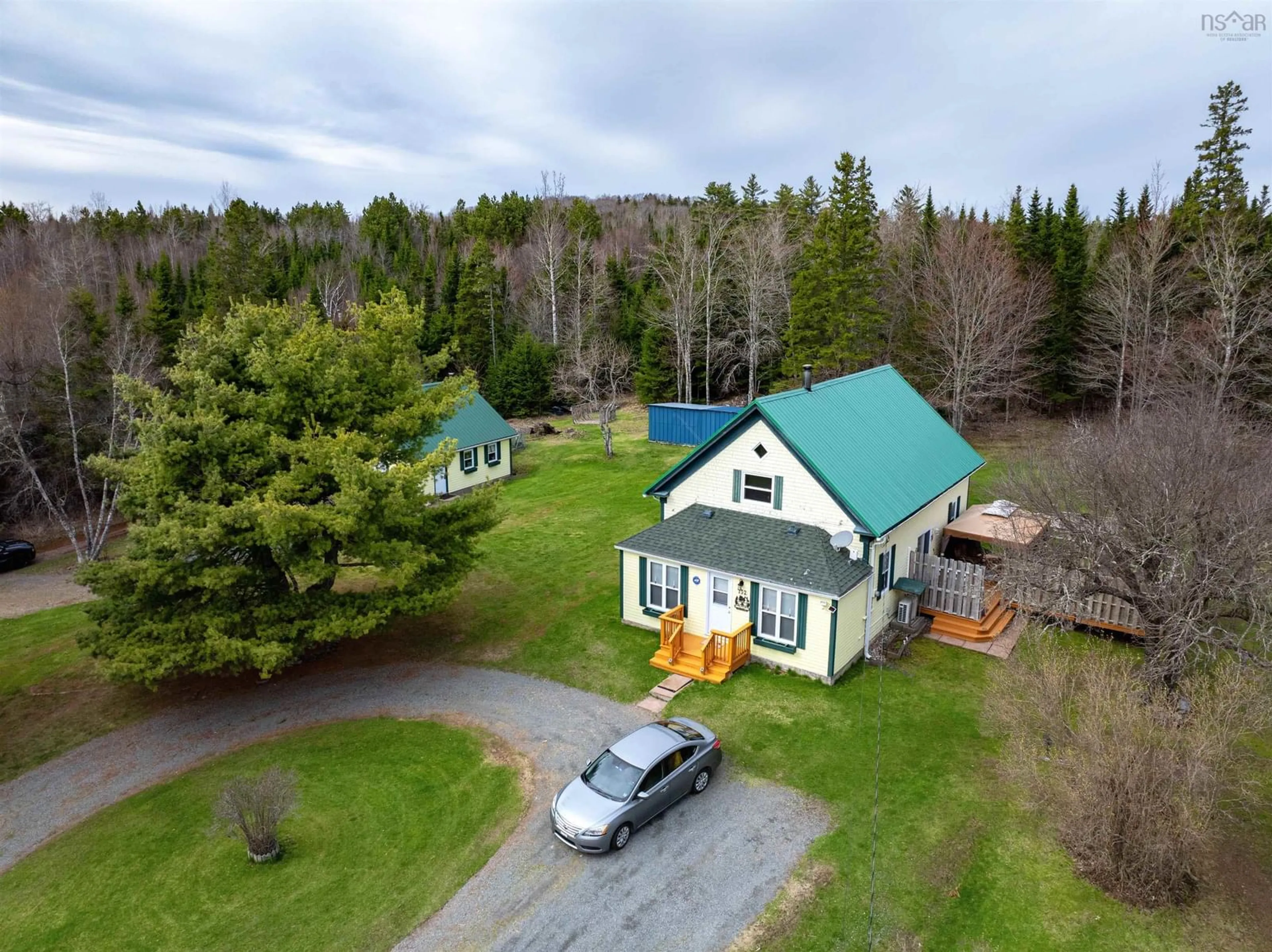 A pic from outside/outdoor area/front of a property/back of a property/a pic from drone, unknown for 752 Highway 336, Newton Mills Nova Scotia B0N 2P0