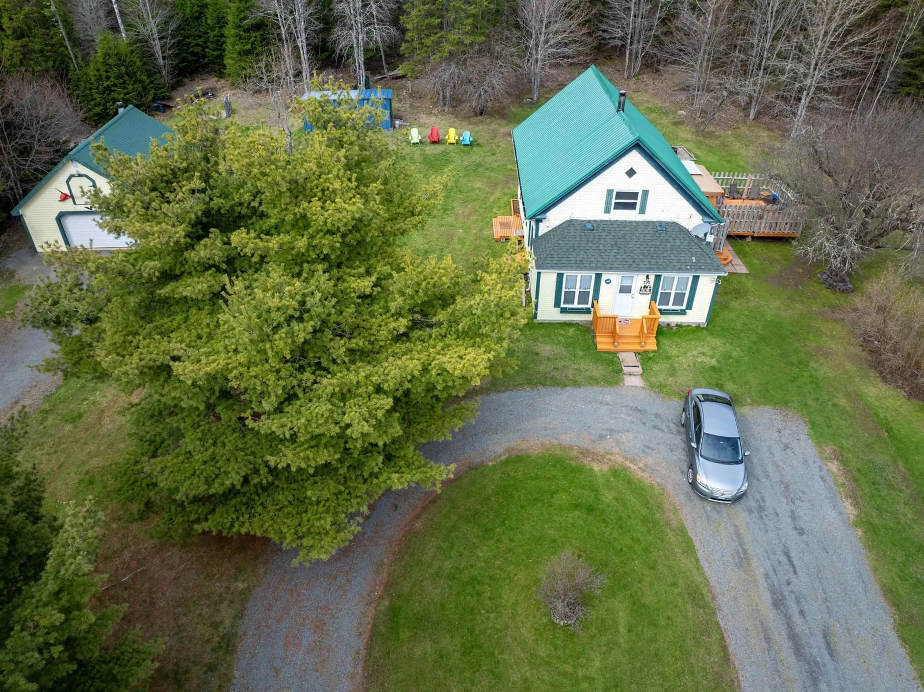 A pic from outside/outdoor area/front of a property/back of a property/a pic from drone, unknown for 752 Highway 336, Newton Mills Nova Scotia B0N 2P0