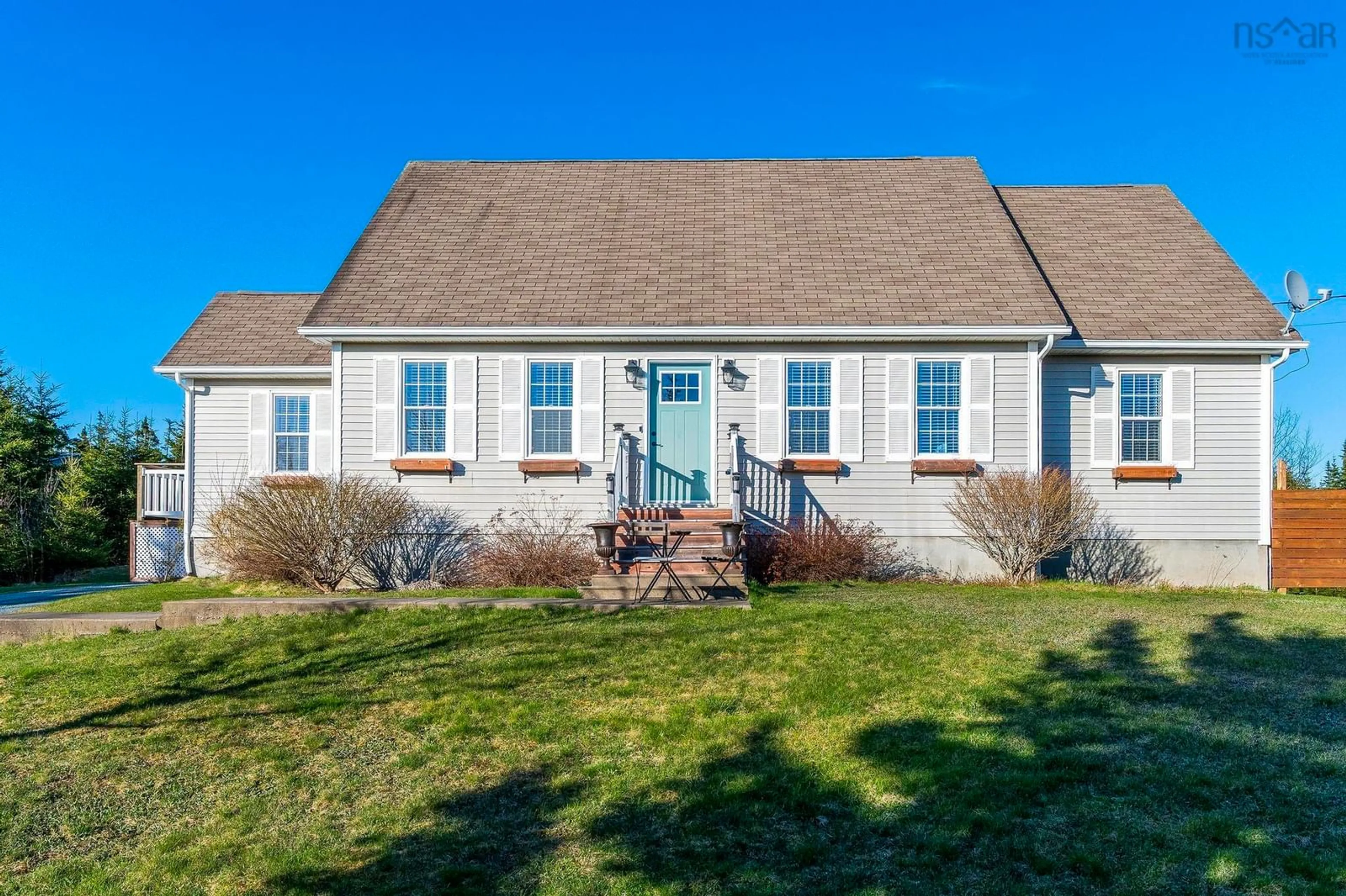 Home with vinyl exterior material, street for 289 Leslie Rd, East Lawrencetown Nova Scotia B2Z 1T4