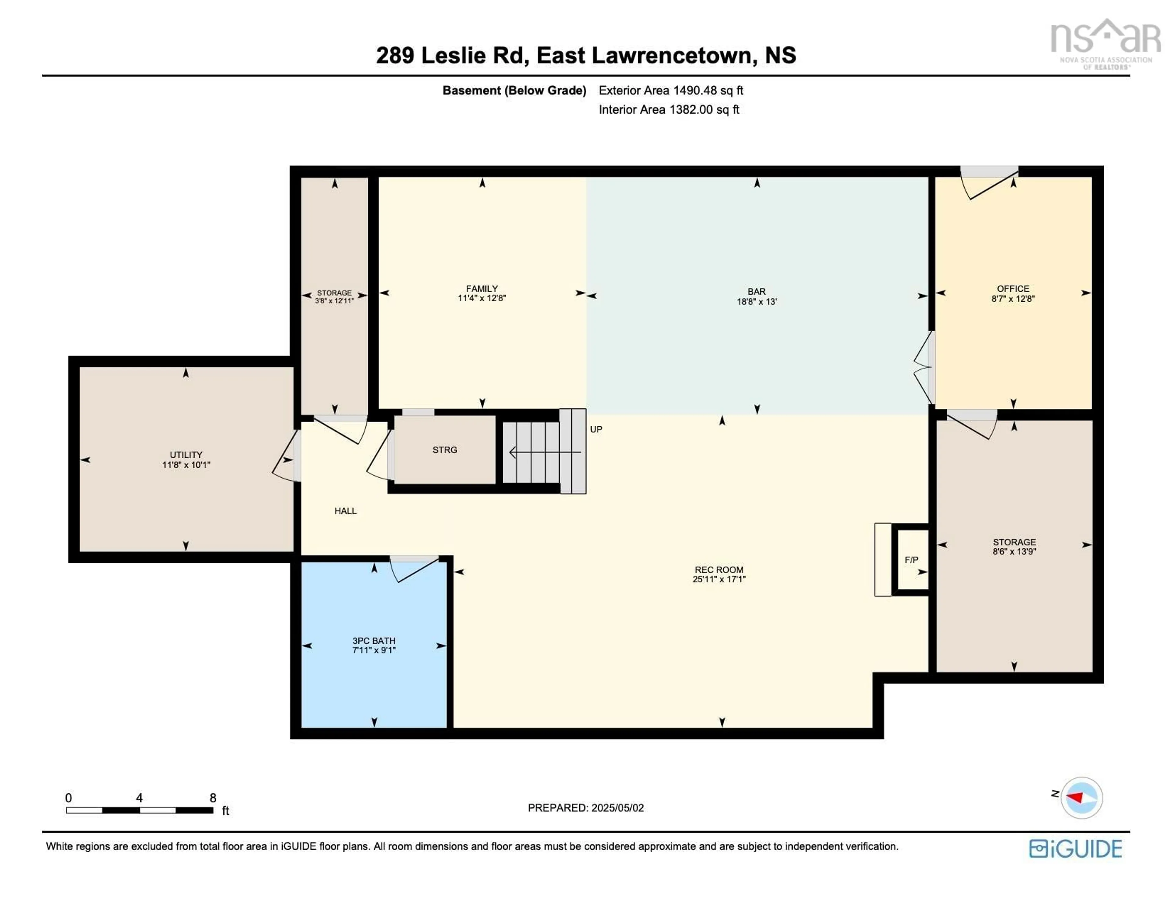 Floor plan for 289 Leslie Rd, East Lawrencetown Nova Scotia B2Z 1T4