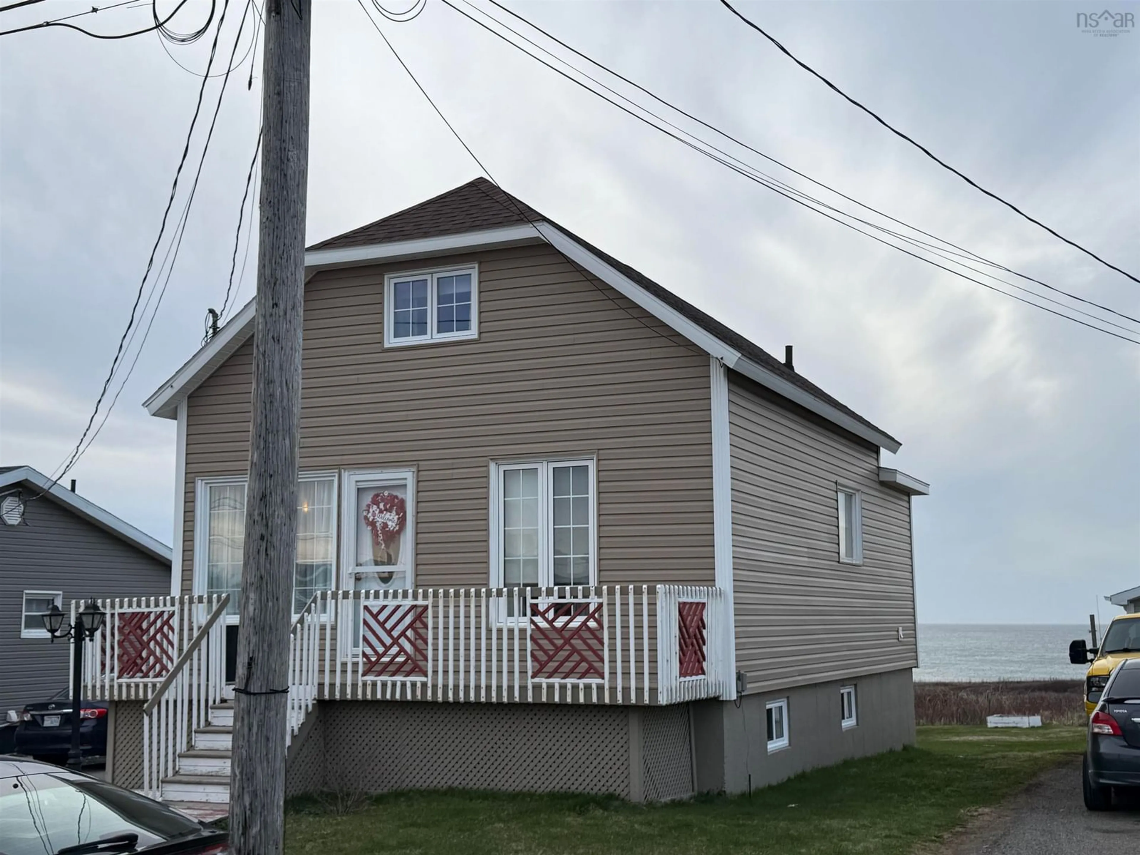 Home with vinyl exterior material, street for 3221 Ledrew Ave, New Waterford Nova Scotia B1H 2N5