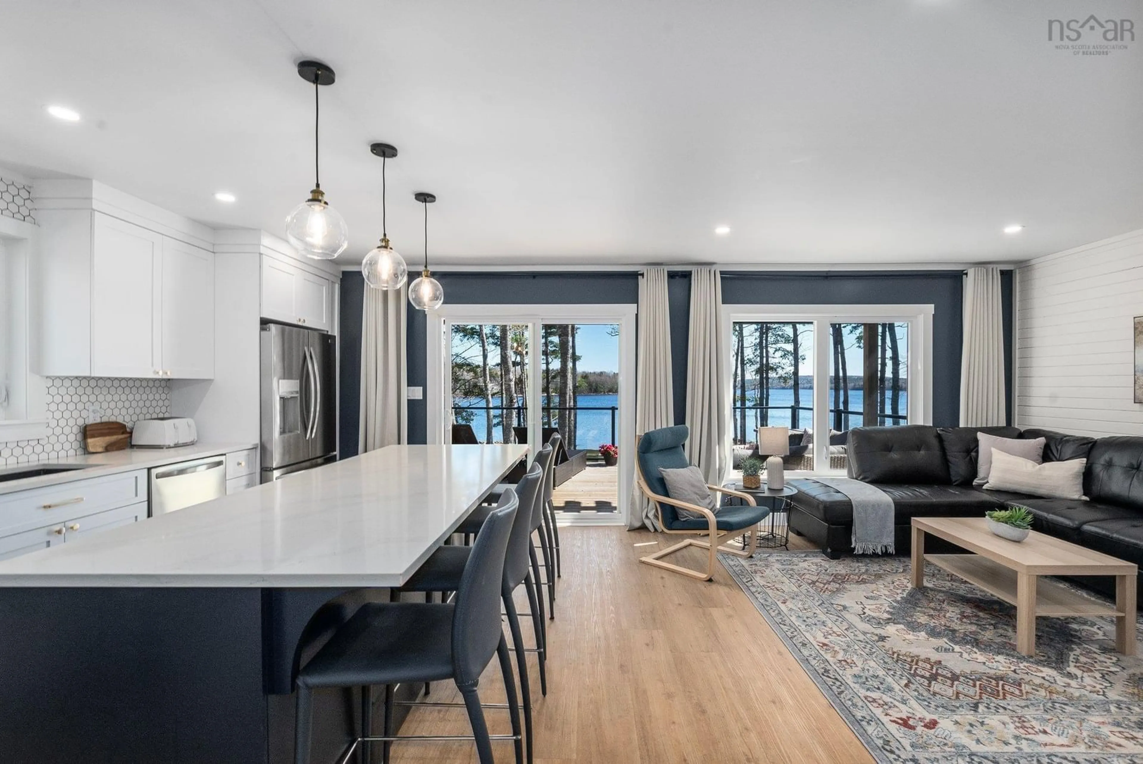 Open concept kitchen, unknown for 96 Canyon Point, Falls Lake Nova Scotia B0N 2T0