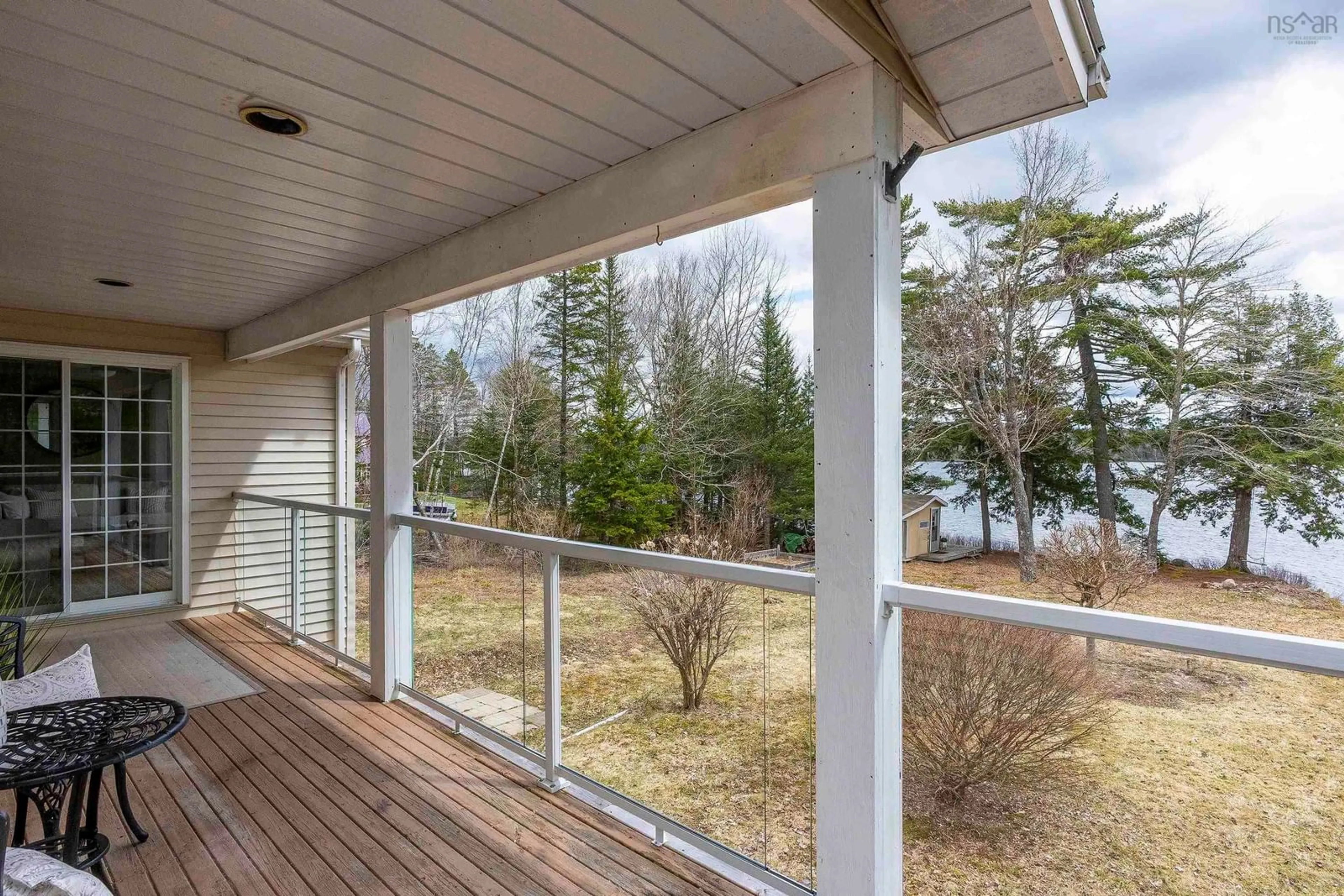 Patio, water/lake/river/ocean view for 210 Mack Lake Rd, East Dalhousie Nova Scotia B0R 1H0