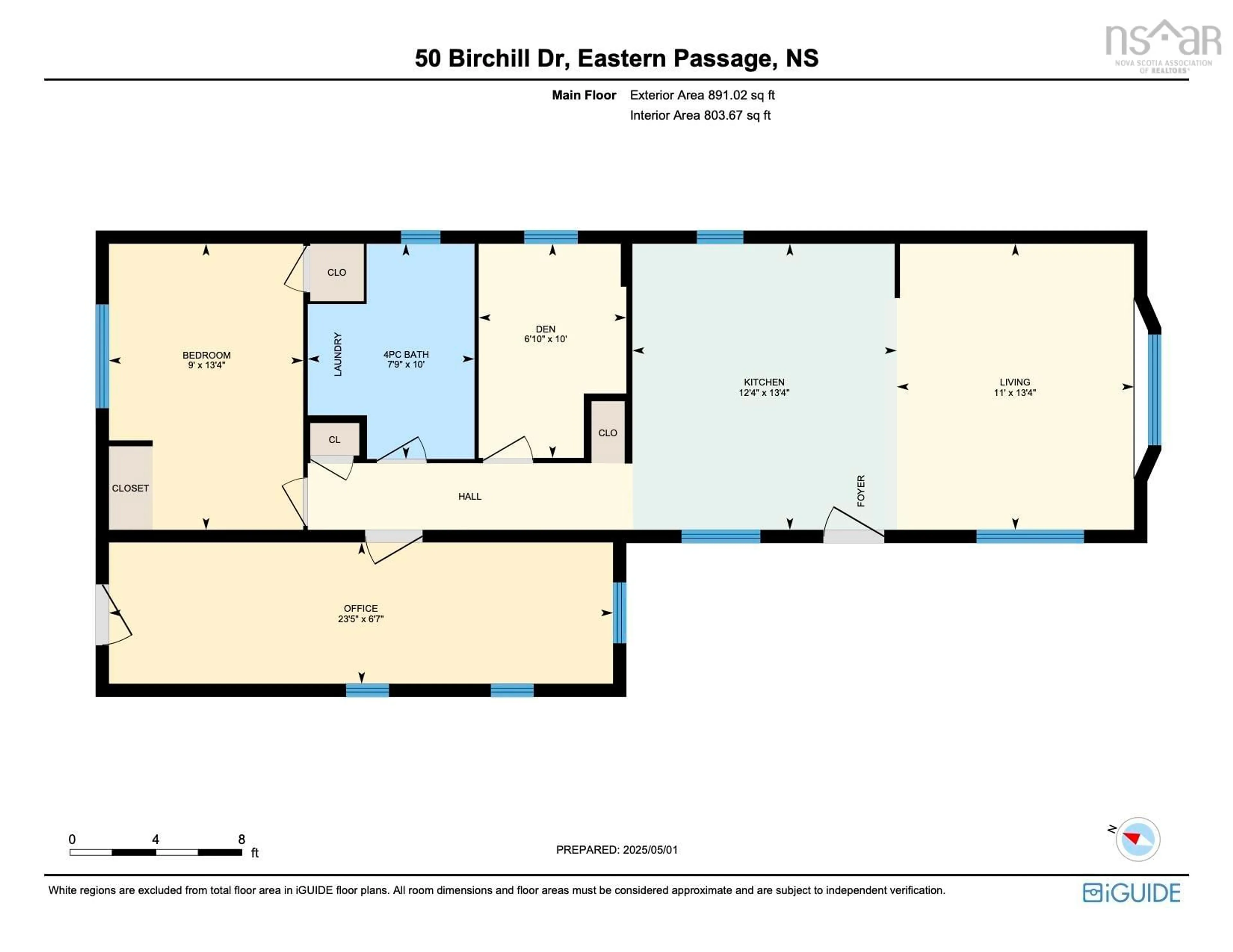 Floor plan for 50 Birchill Dr, Eastern Passage Nova Scotia B3G 1C7