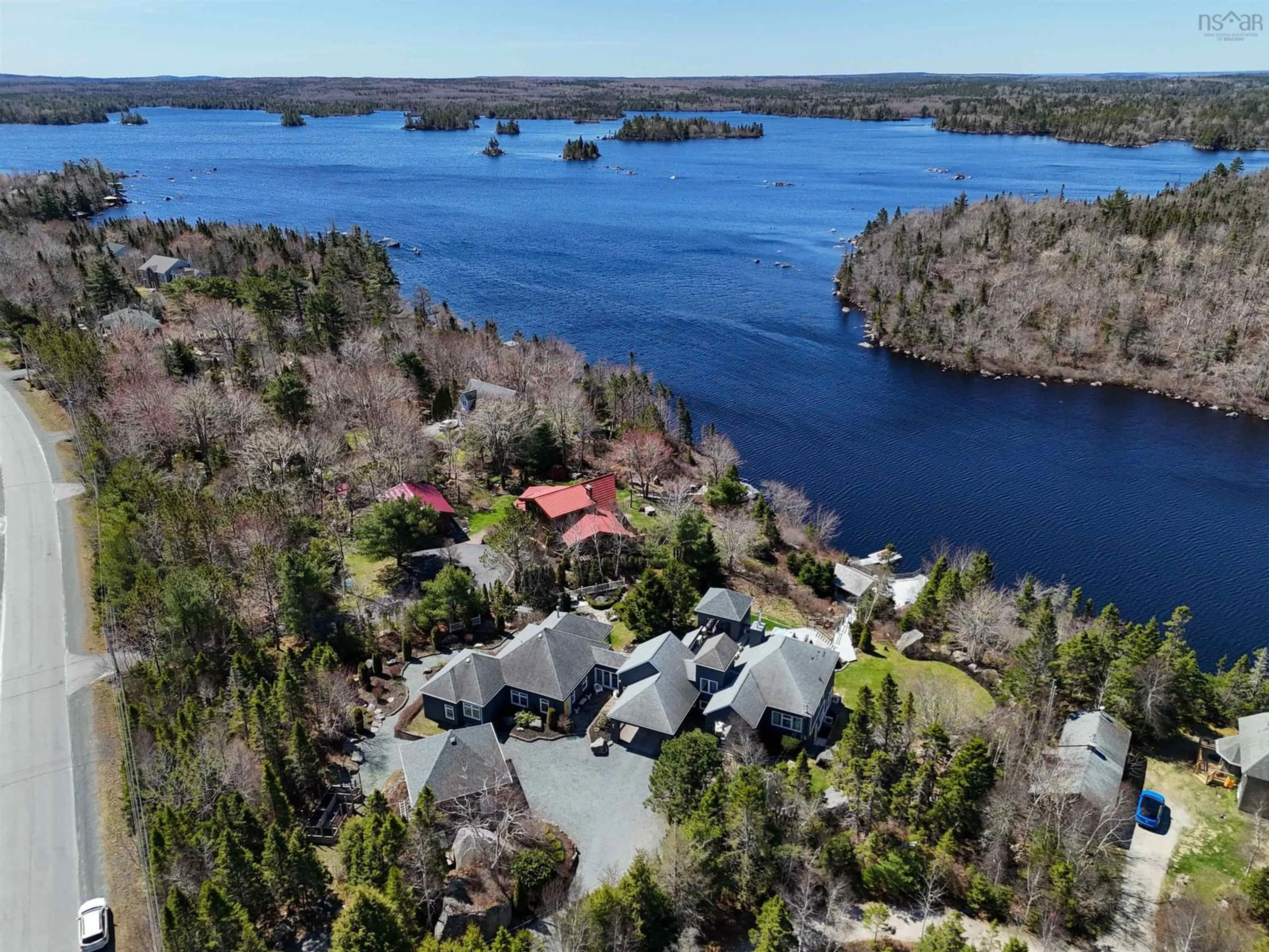 A pic from outside/outdoor area/front of a property/back of a property/a pic from drone, water/lake/river/ocean view for 23 Three Brooks Dr, Hubley Nova Scotia B3Z 1A3