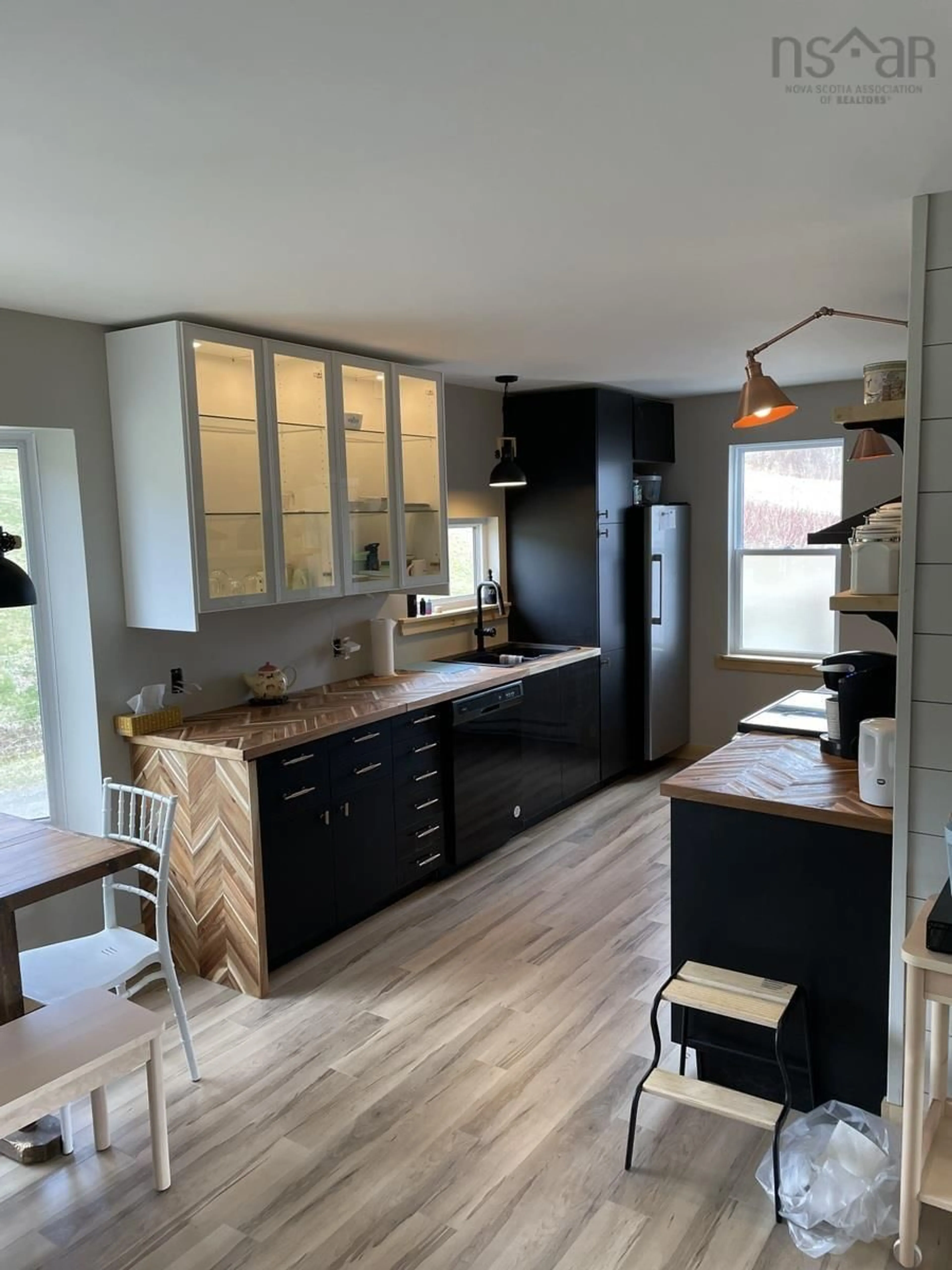 Open concept kitchen, unknown for 8597 Cabot Trail, Margaree Forks Nova Scotia B0E 2A0