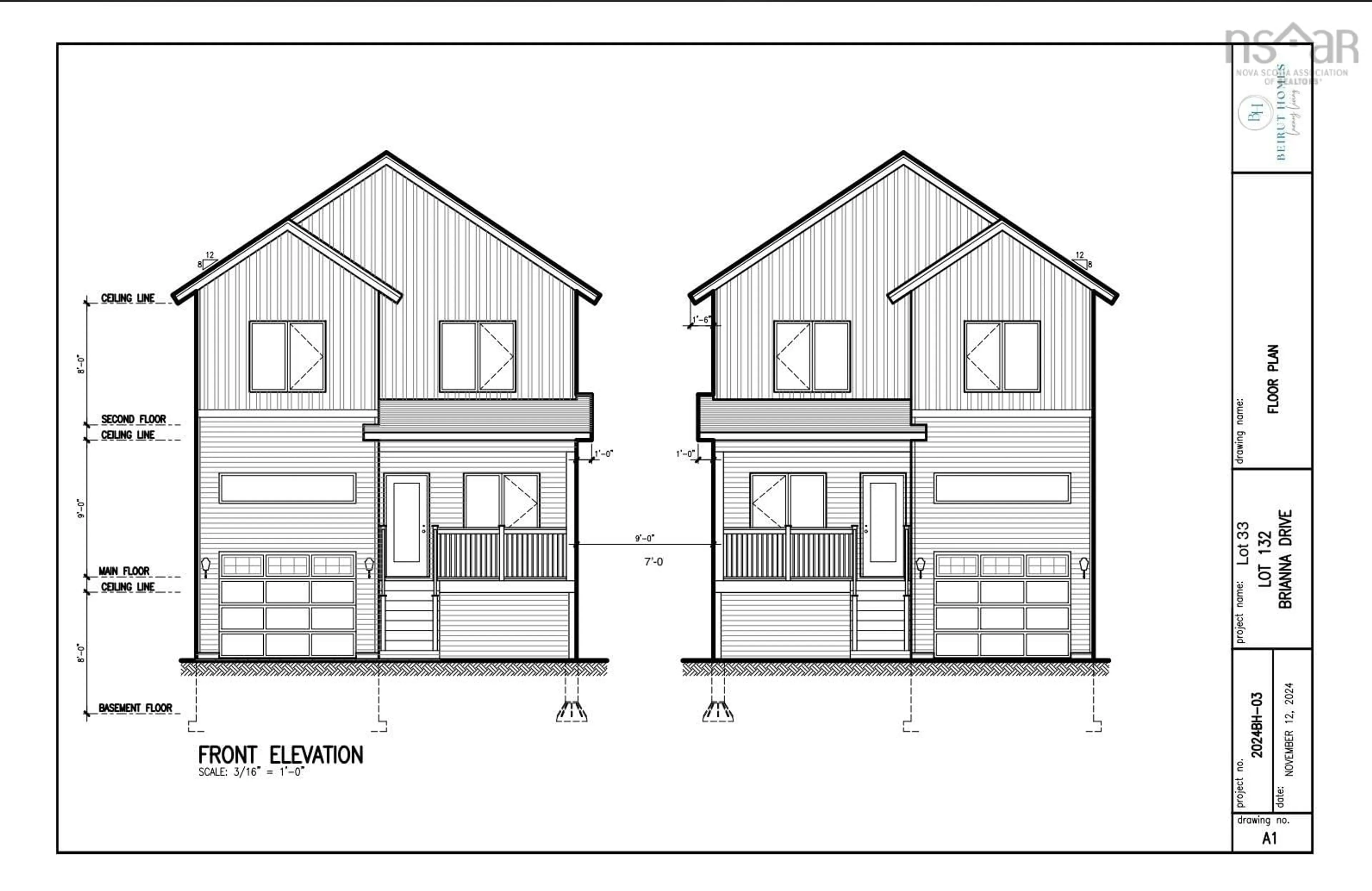 Floor plan for 133 Brianna Dr #Lot A, Lantz Nova Scotia B2S 0K4