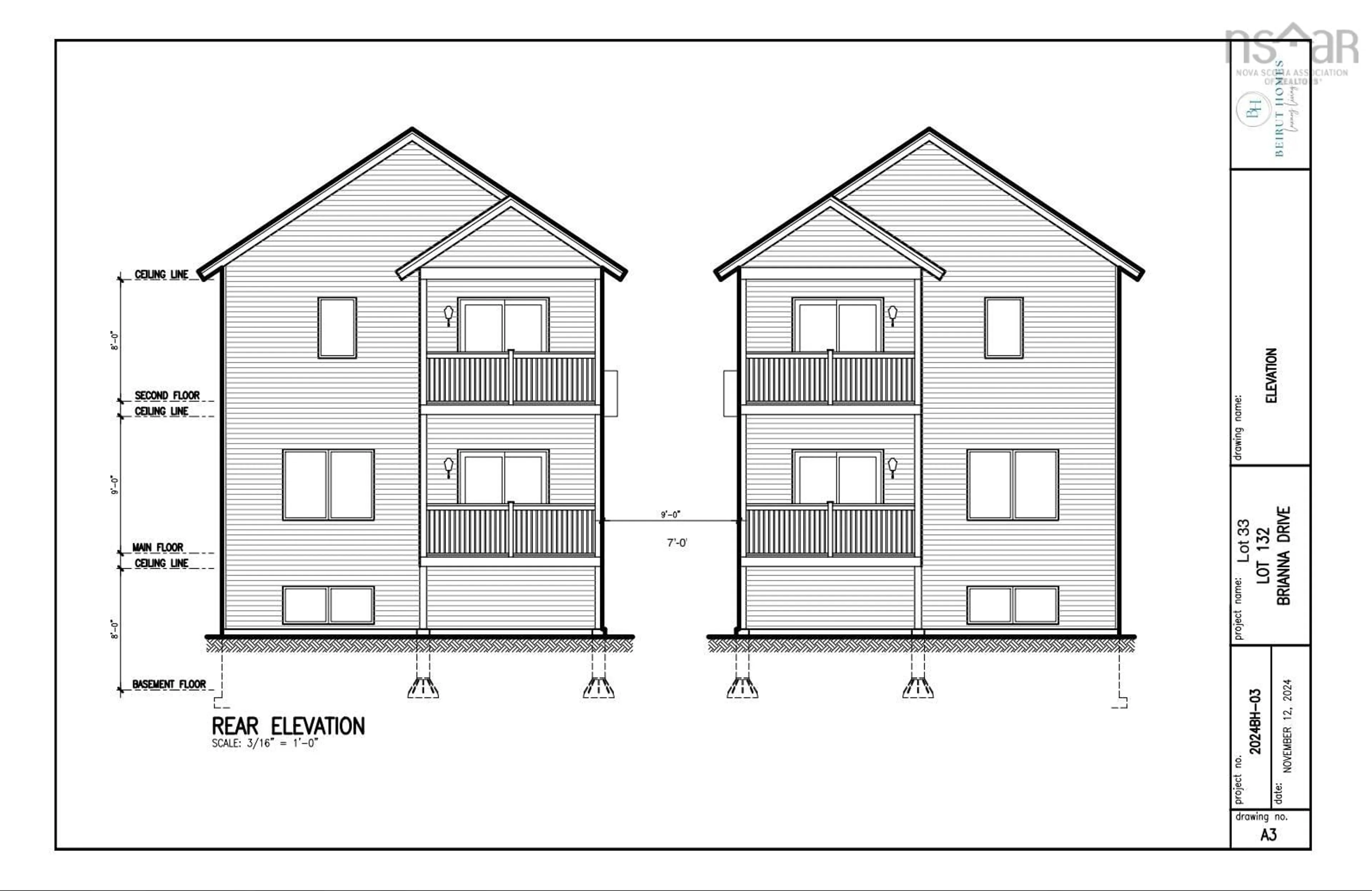 Floor plan for 133 Brianna Dr #Lot A, Lantz Nova Scotia B2S 0K4