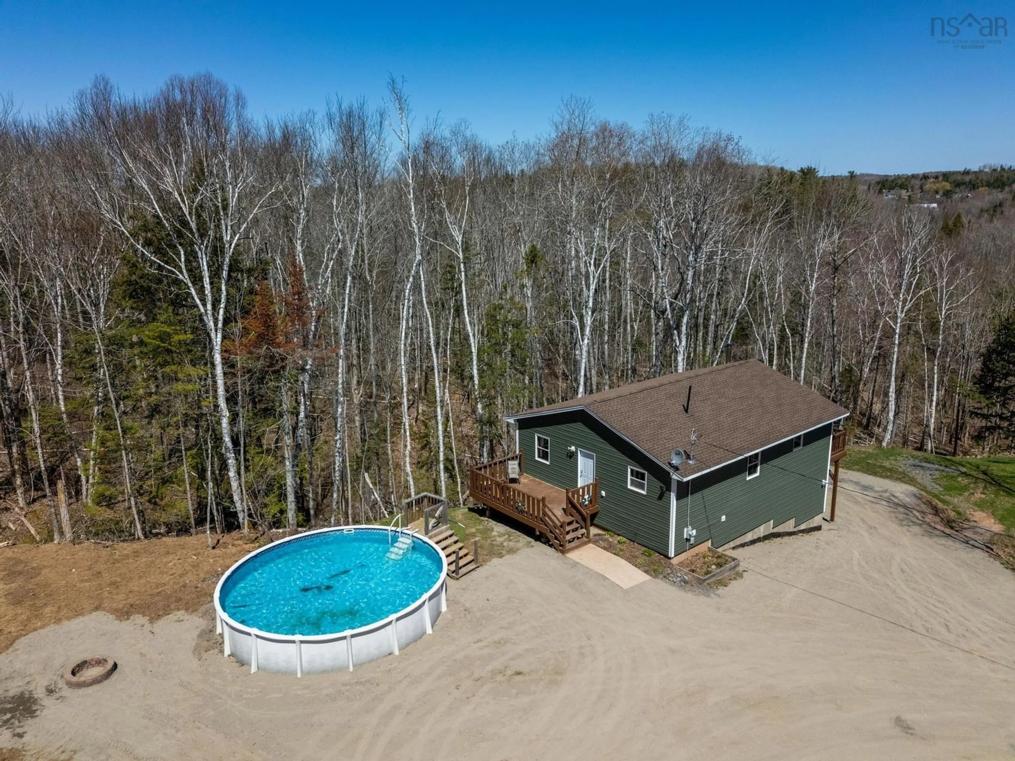 A pic from outside/outdoor area/front of a property/back of a property/a pic from drone, water/lake/river/ocean view for 92 Sterling Rd, Brooklyn Nova Scotia B0N 2A0