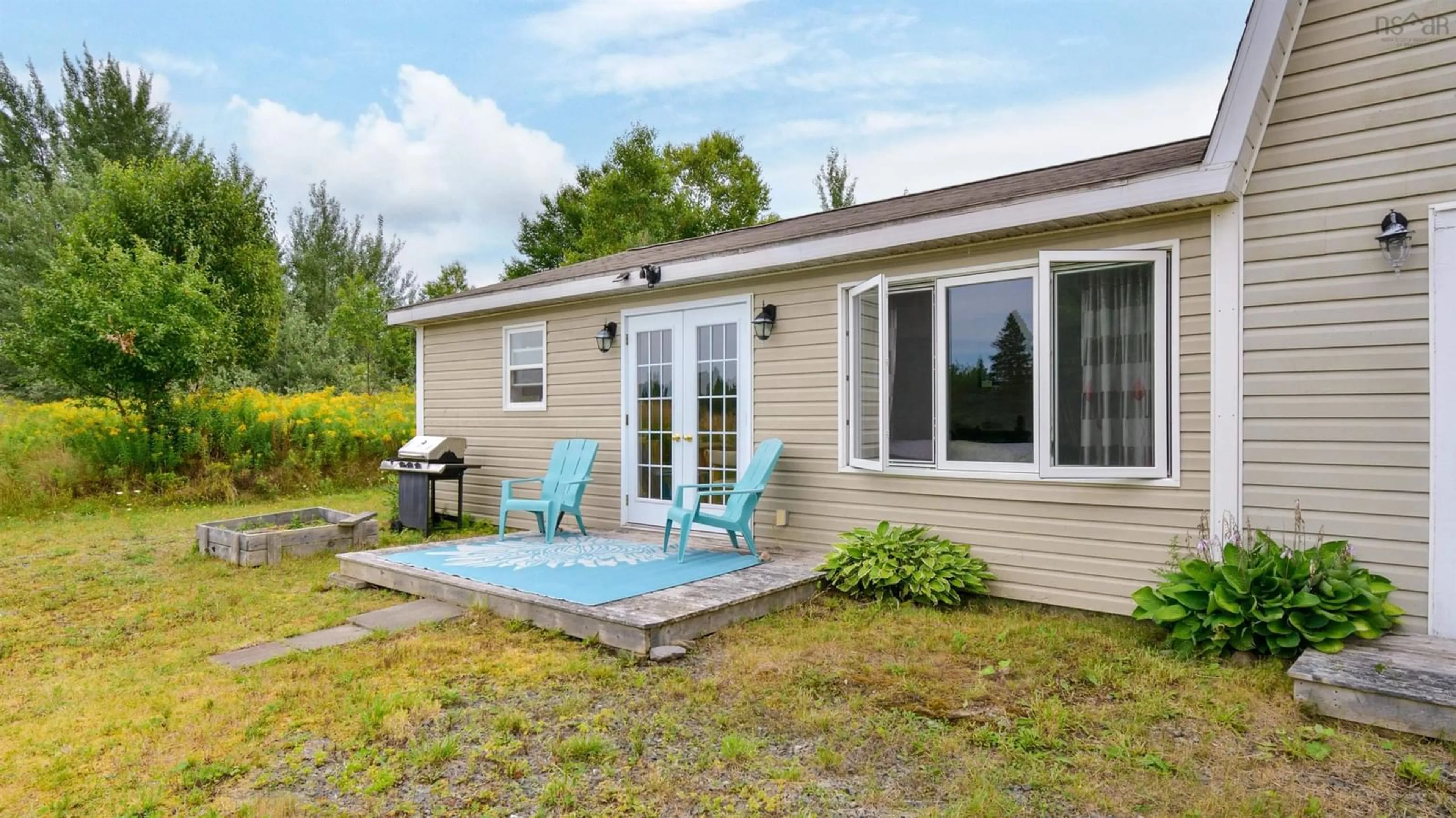 Patio, water/lake/river/ocean view for 8004 East Bay Highway, Big Pond Centre Nova Scotia B1J 1Z4