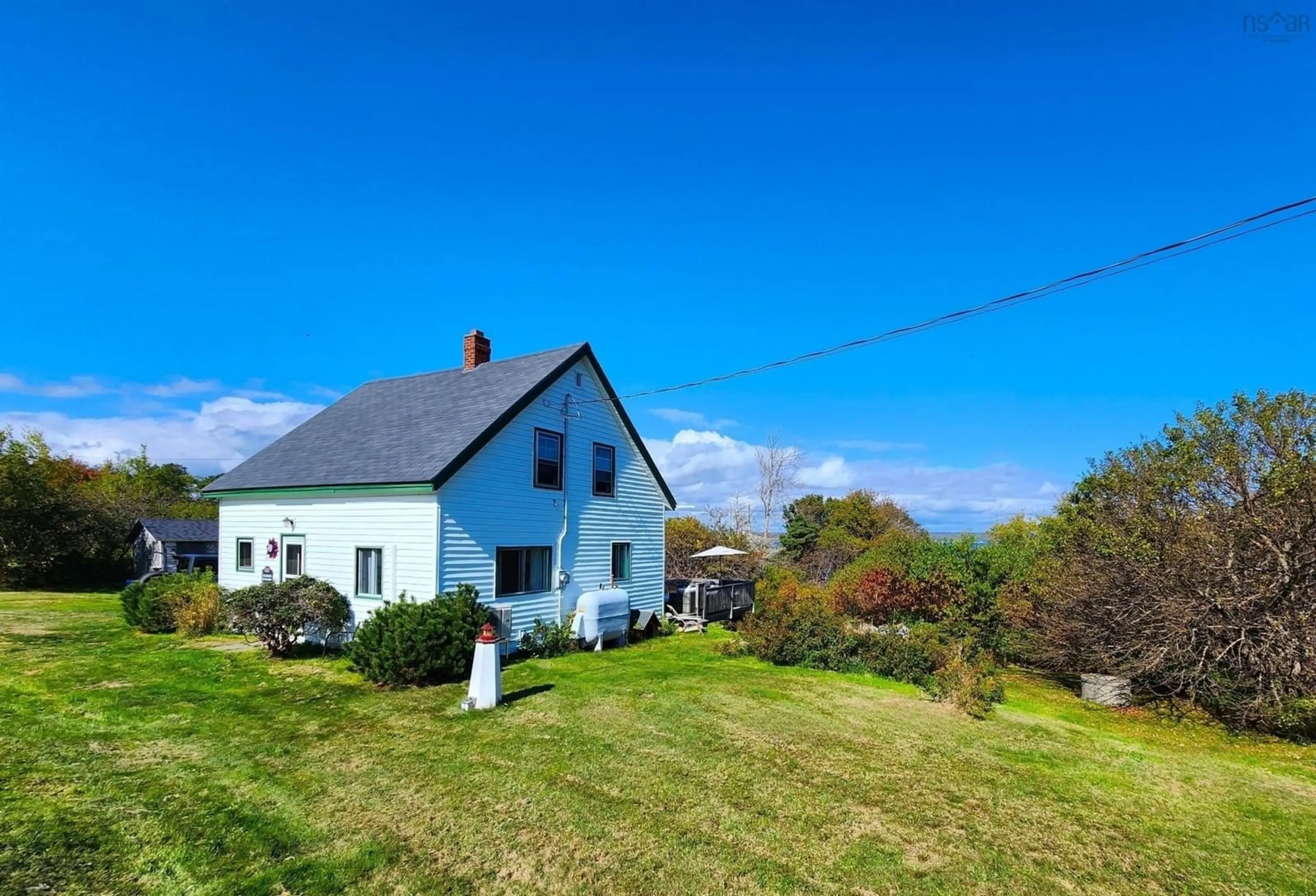A pic from outside/outdoor area/front of a property/back of a property/a pic from drone, unknown for 63 Carters Beach Rd, Port Mouton Nova Scotia B0T 1T0